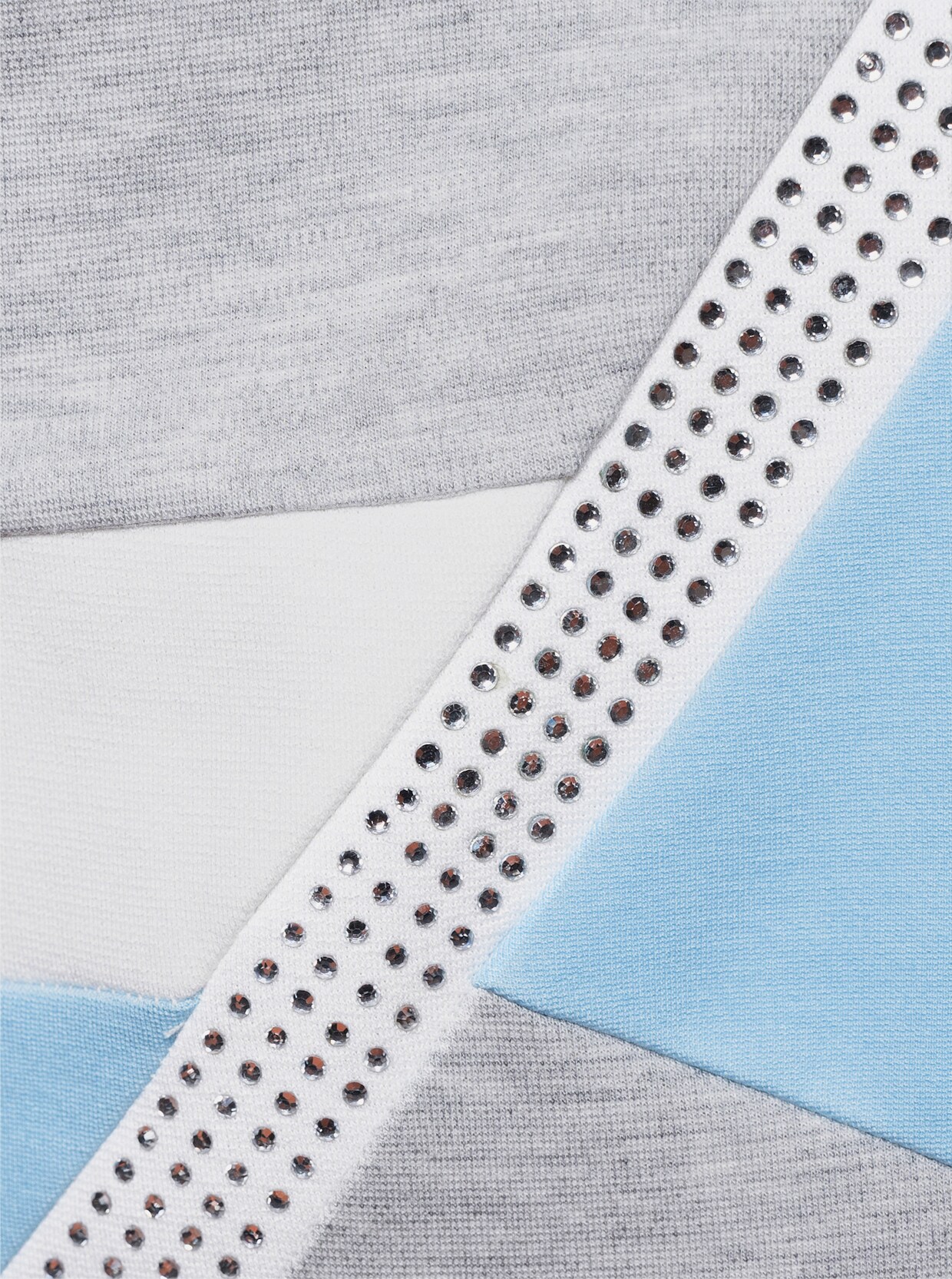 heine Jerseykleid - steingrau-hellblau-gemustert