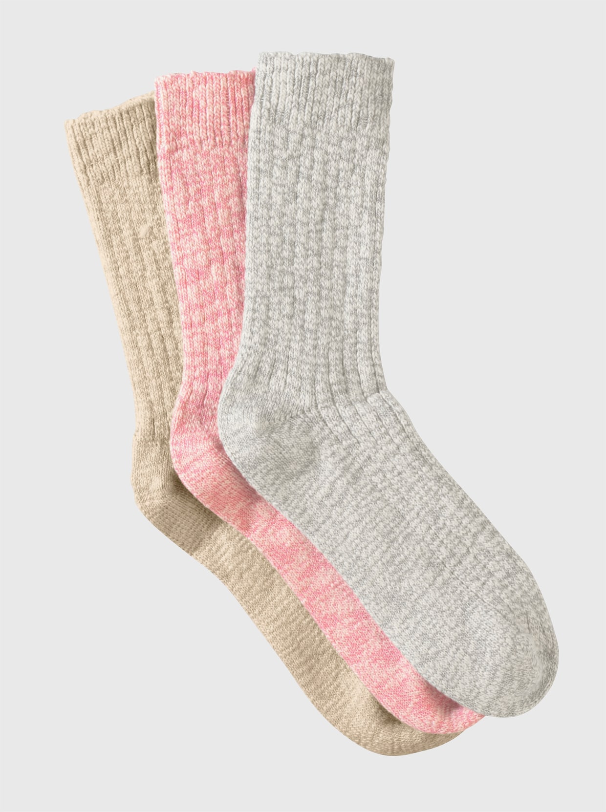 wäschepur Damen-Socken - sand-meliert