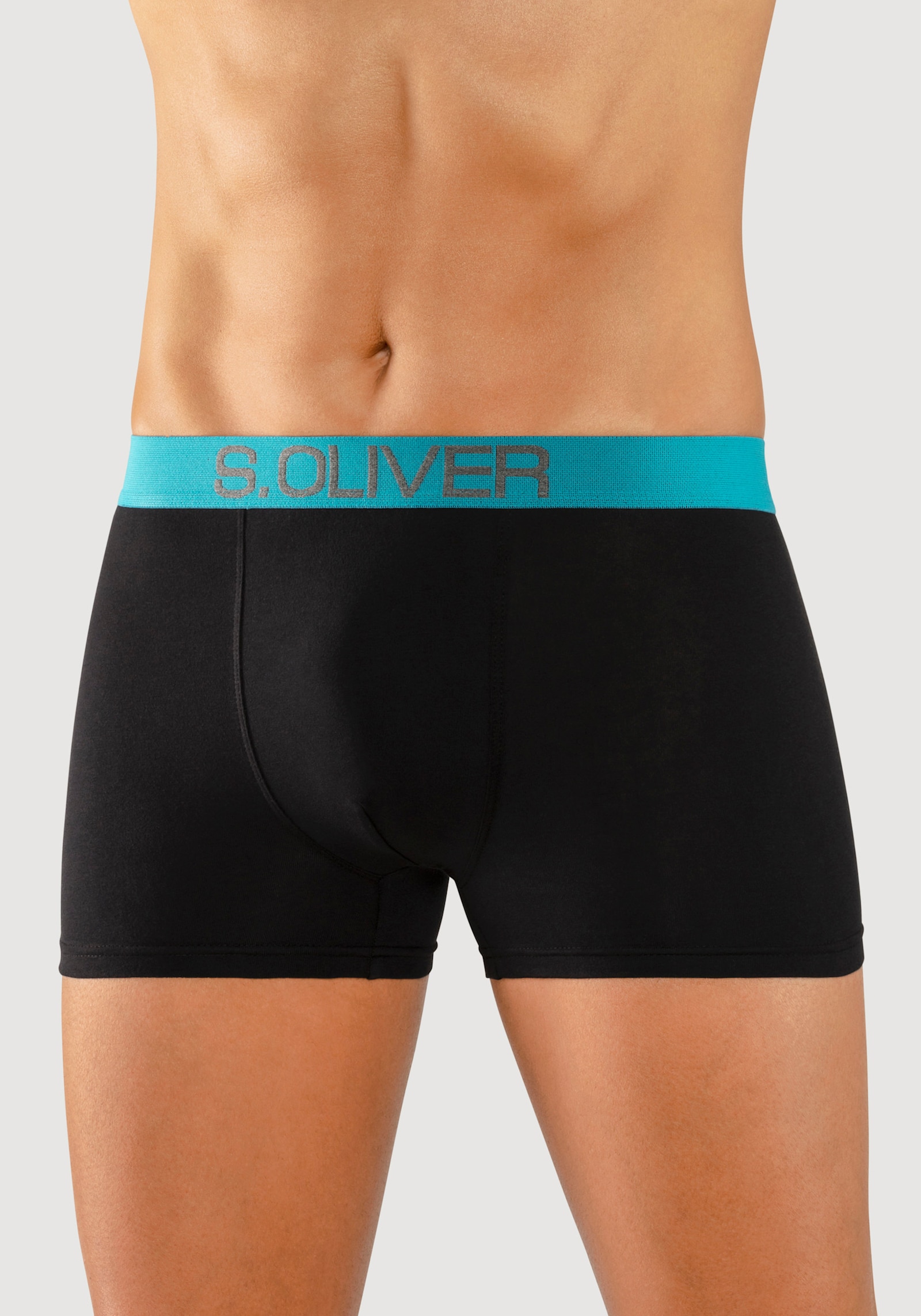 s.Oliver Boxer - schwarz-türkis / schwarz-hellblau / schwarz-marine / schwarz-royalblau