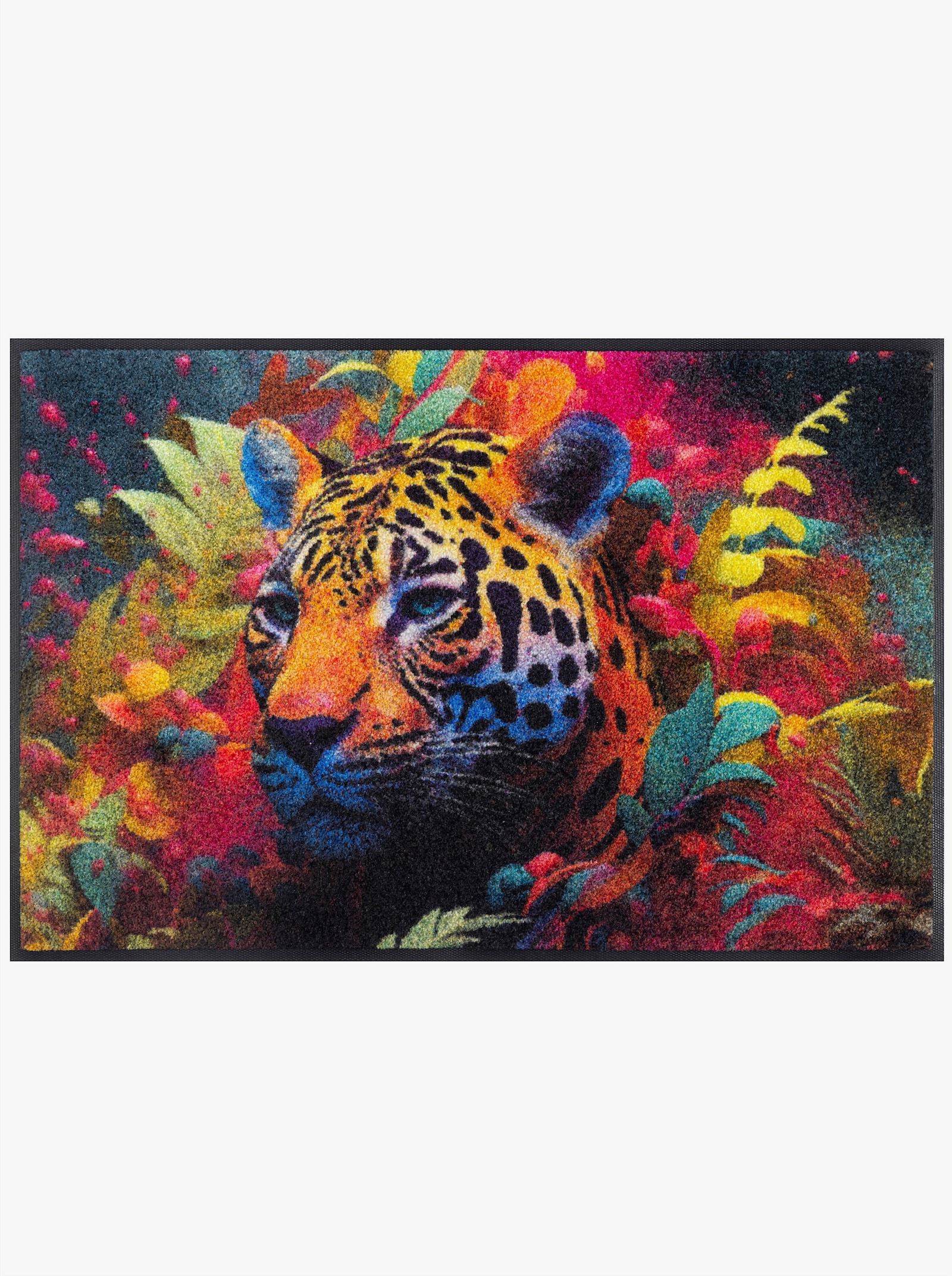 wash+dry by Kleen-Tex Fußmatte - rot-bunt