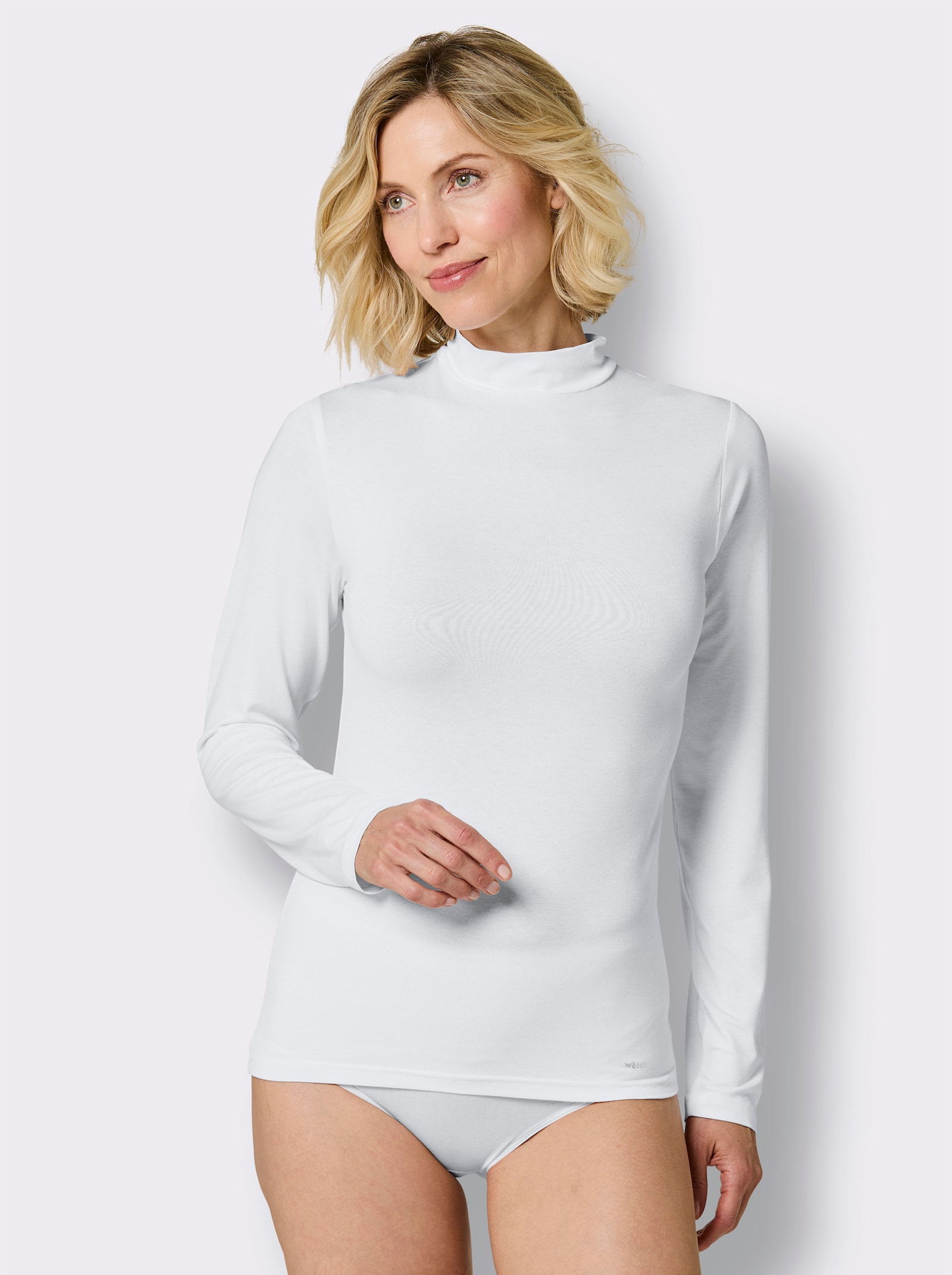 wäschepur Langarm-Shirt - weiß