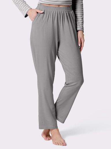 wäschepur Schlafanzug-Hose - steingrau