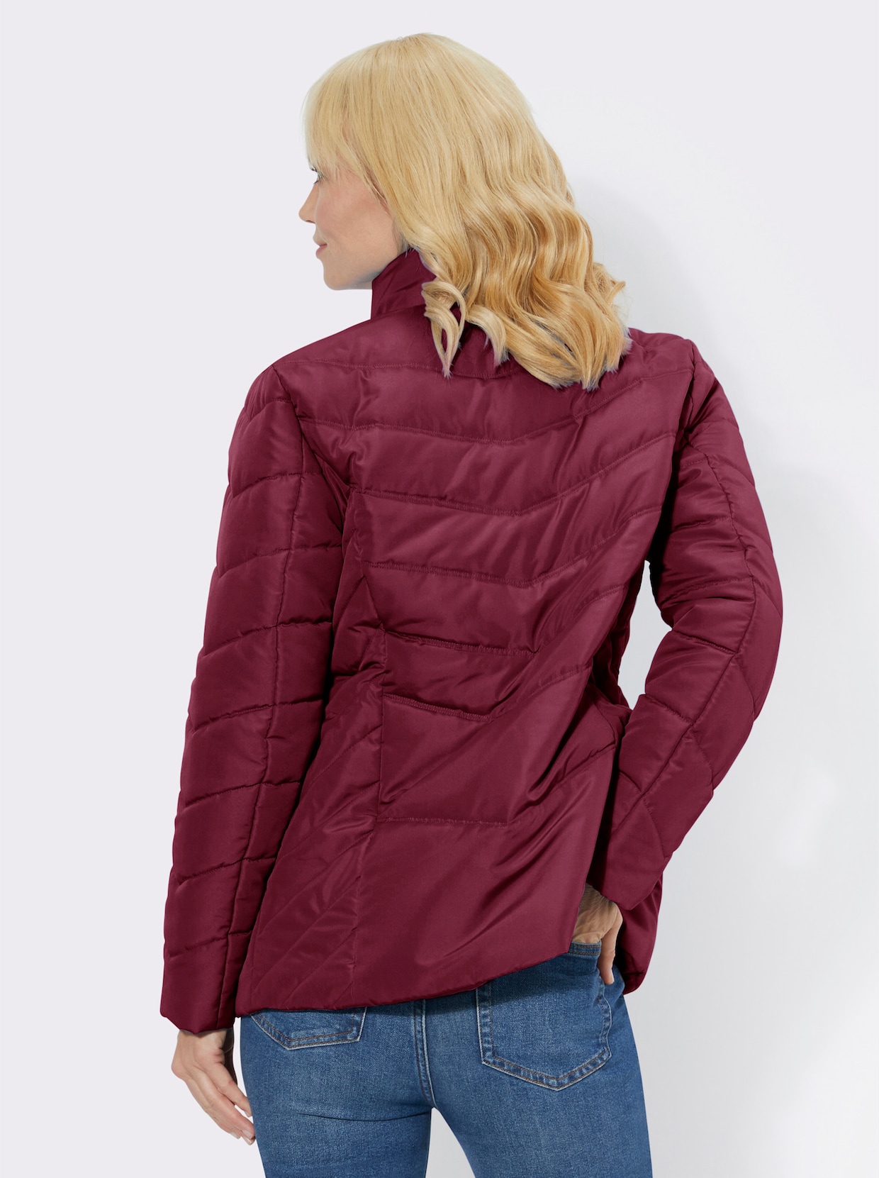 Steppjacke - bordeaux