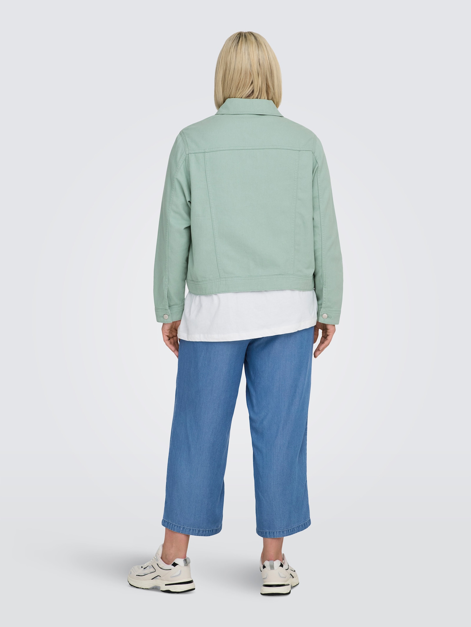 ONLY CARMAKOMA Jeansjacke - jadeite
