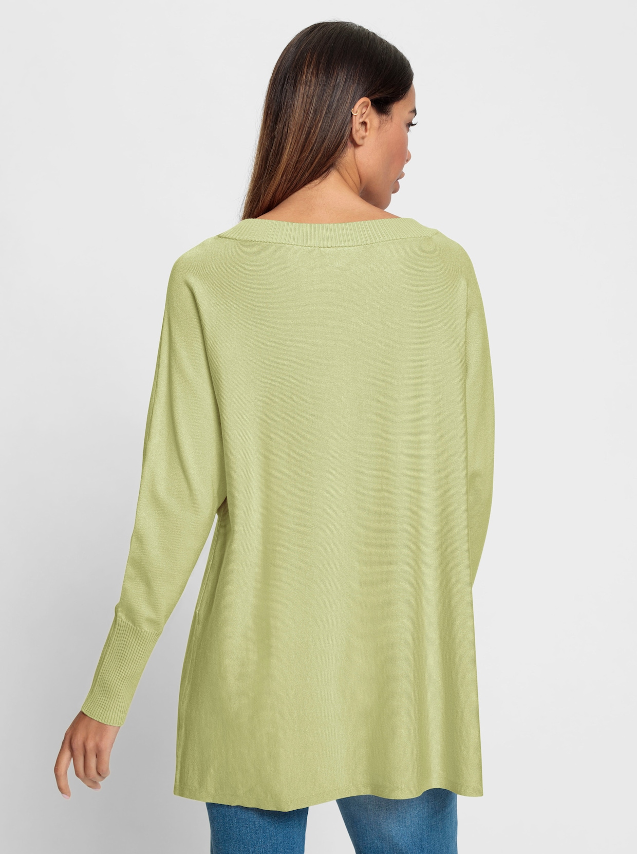 heine Pull en tricot fin - vert pistache