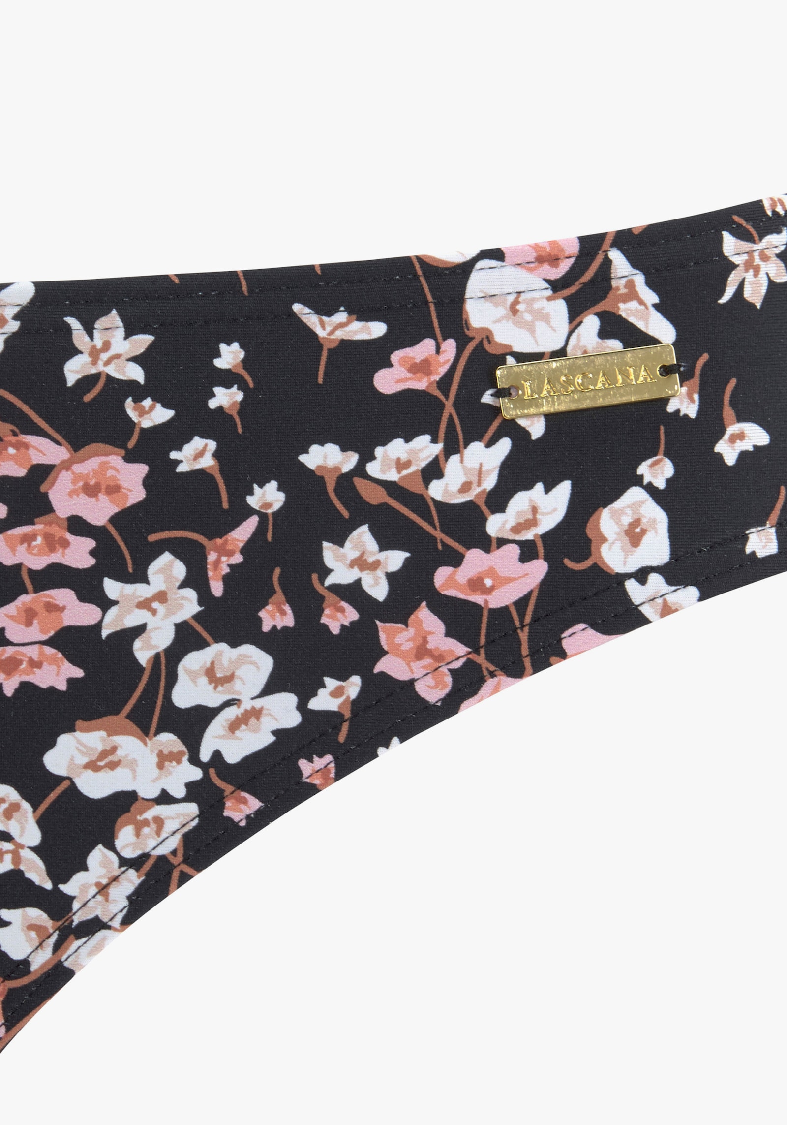 LASCANA Bikini-Hose - schwarz-bedruckt