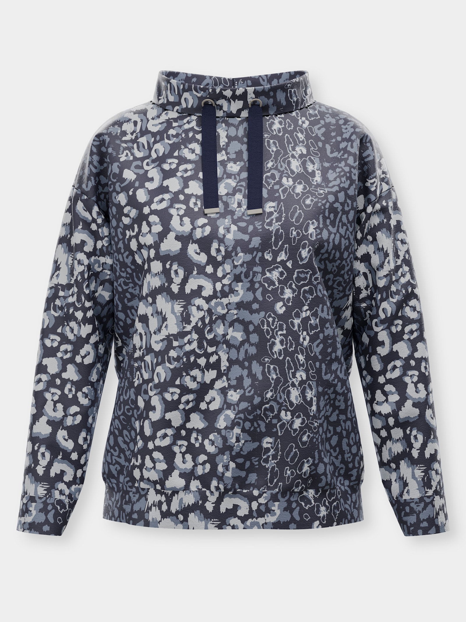 heine Sweatshirt mit Animal-Dessin - marine-ecru-bedruckt
