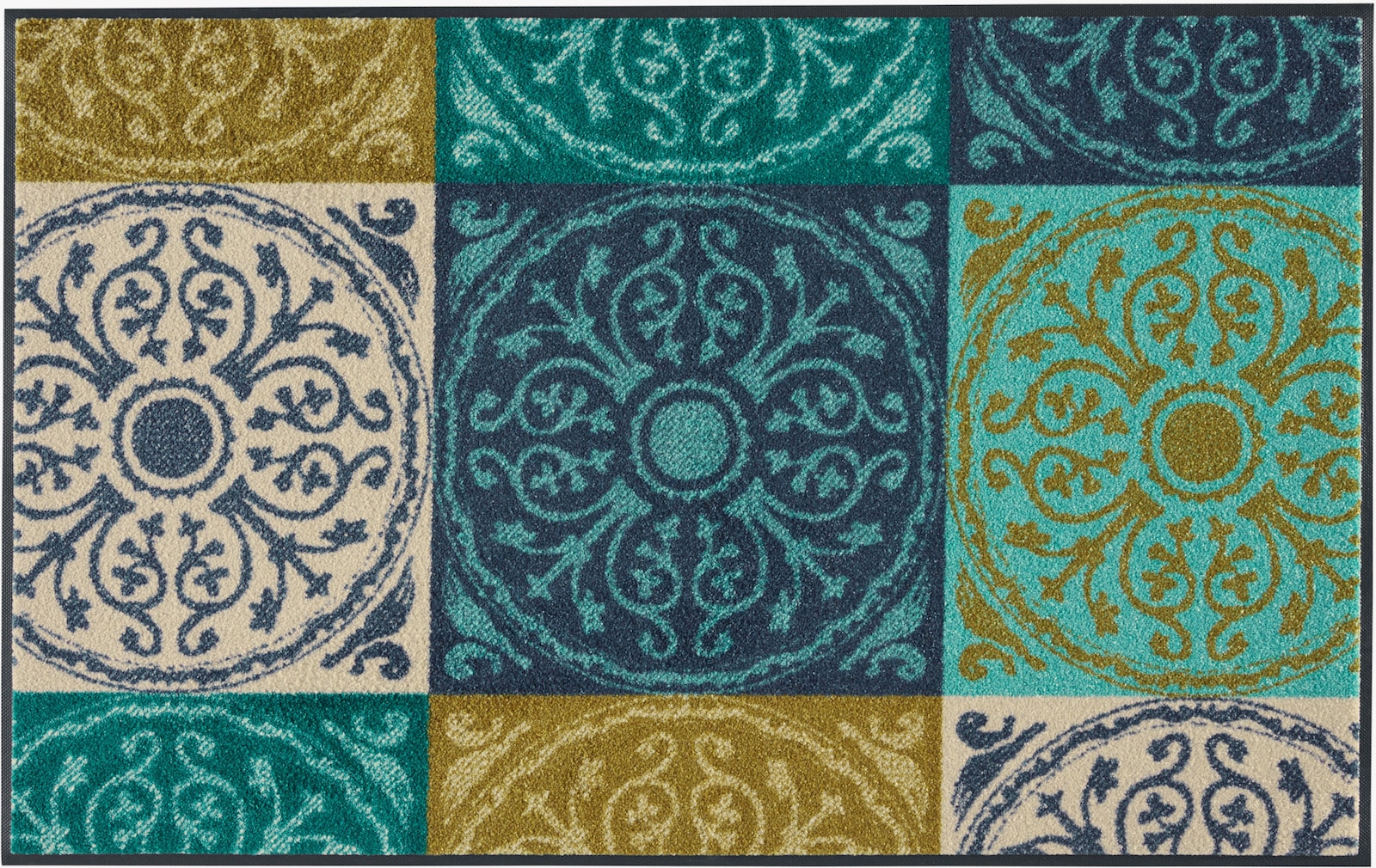 wash+dry by Kleen-Tex Fußmatte - türkis