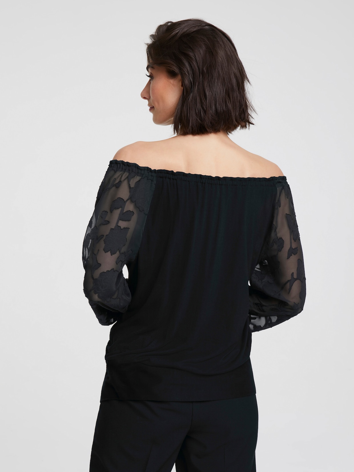 heine T-shirt à manches longues - noir