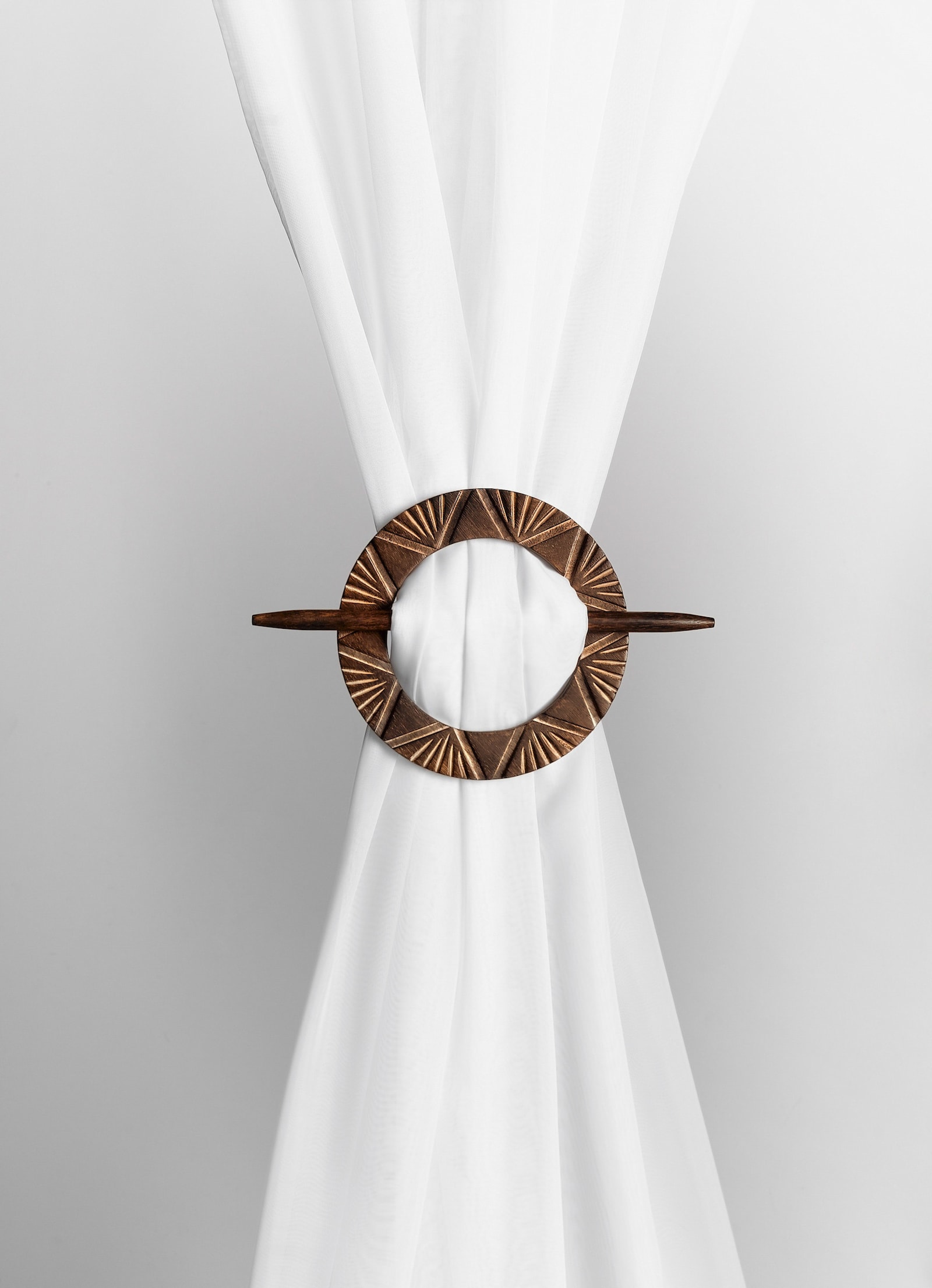 heine home Gordijnhouder 2-delige set - bruin