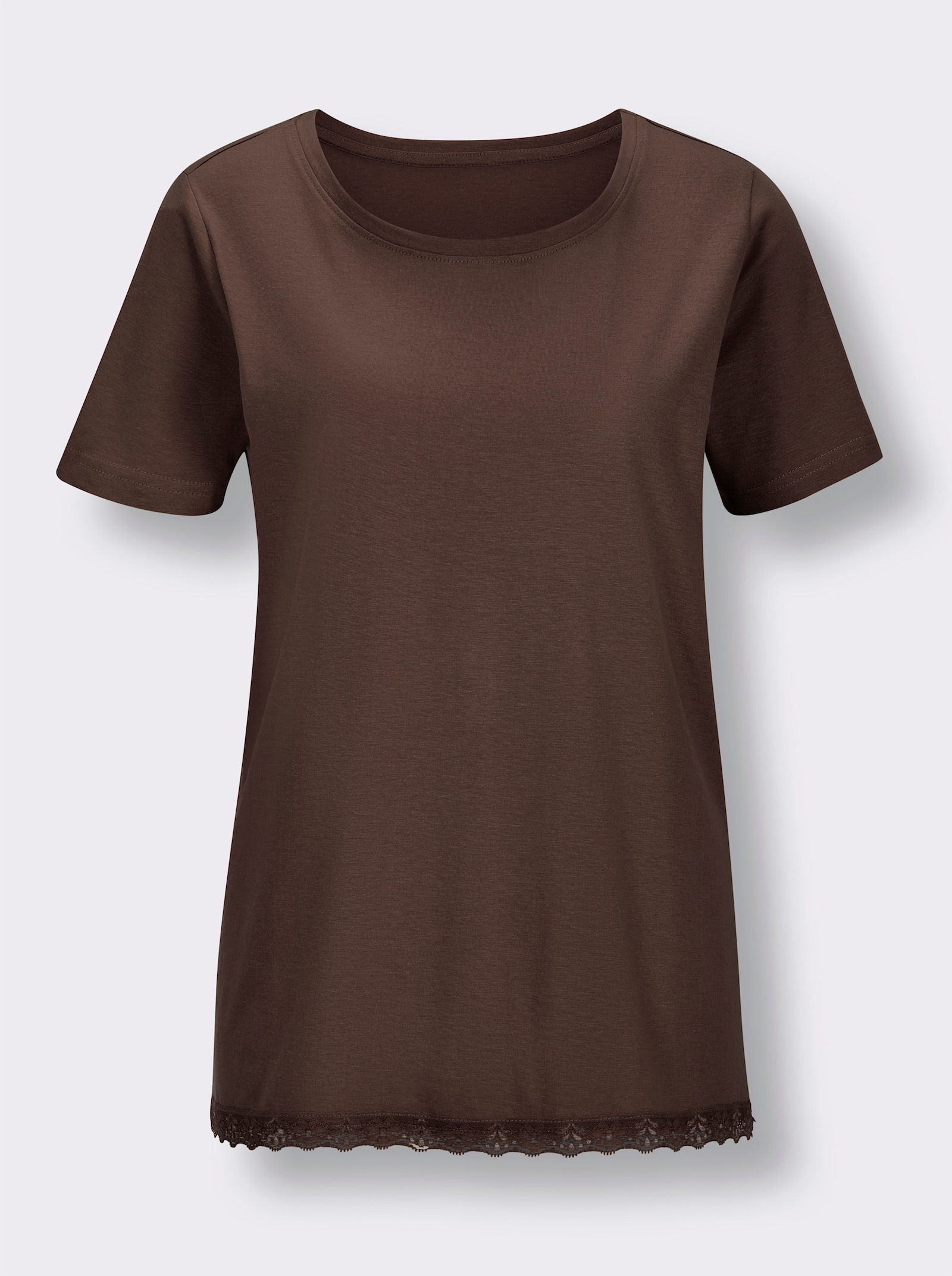 wäschepur Pyjama-T-shirt - chocolat