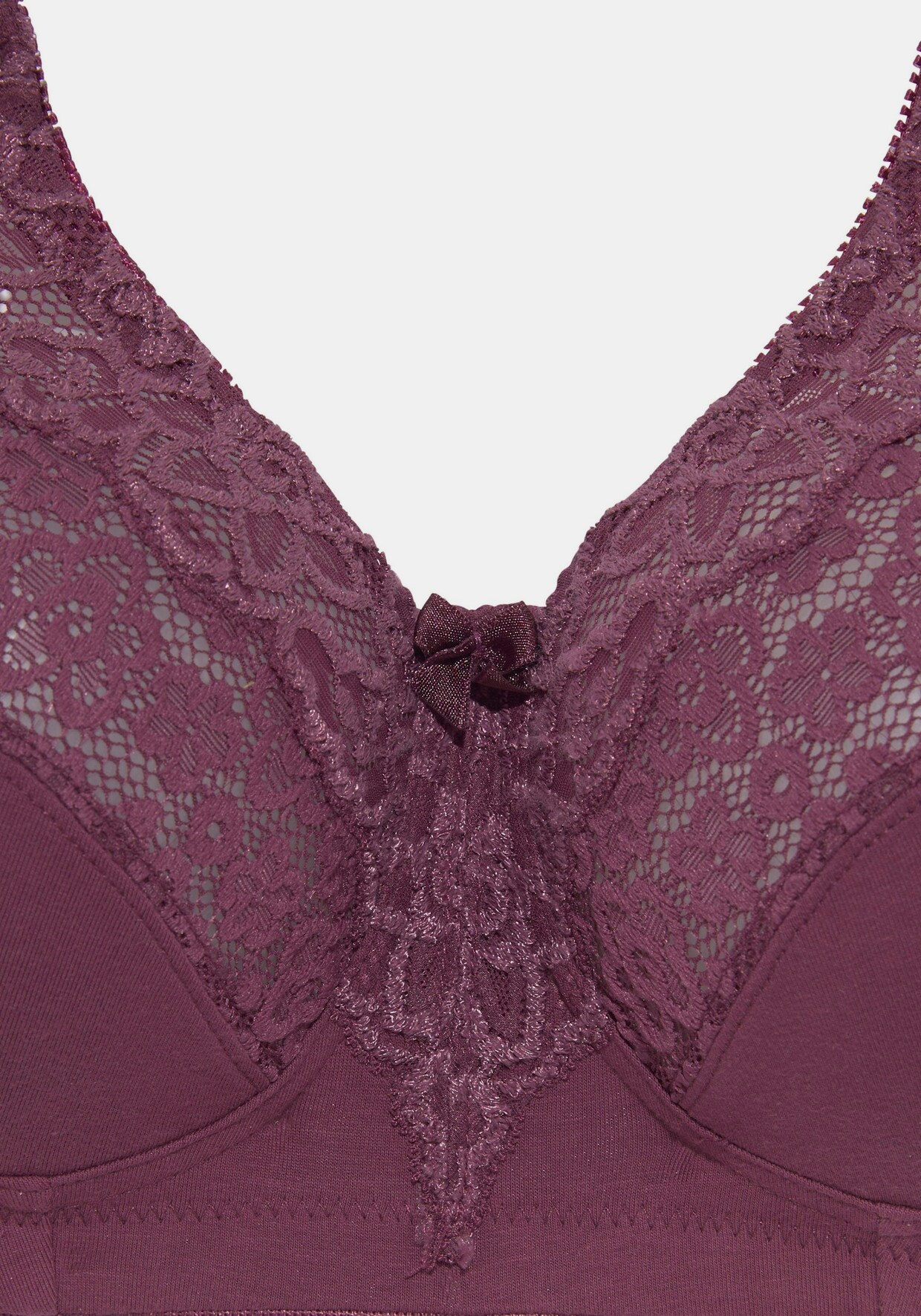 petite fleur Entlastungs-BH - burgund+weiß