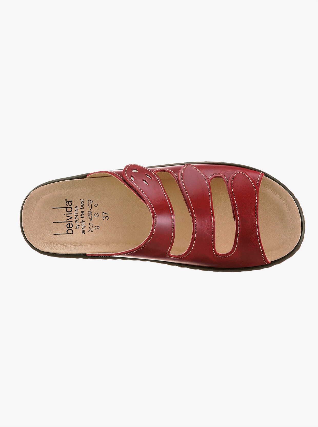 Belvida slippers - rood