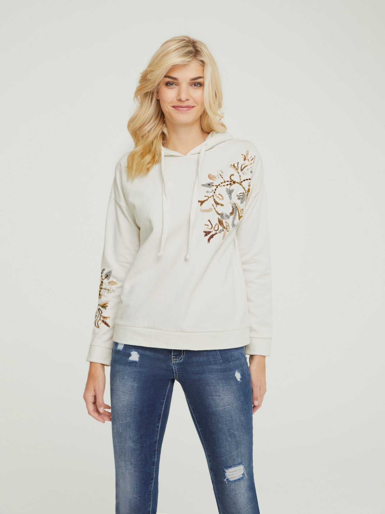 heine Sweatshirt - ecru