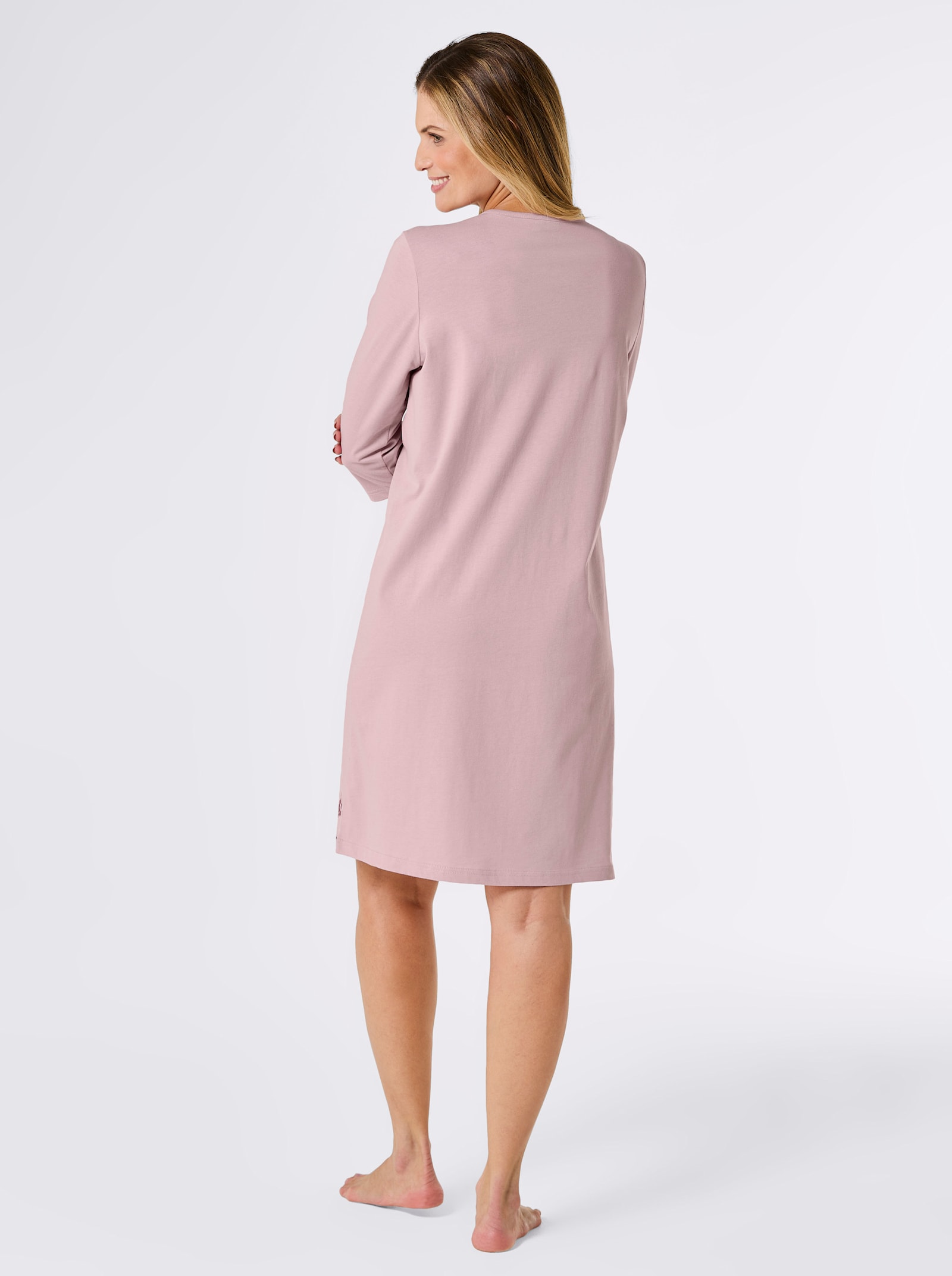 wäschepur Sleepshirts - kalkmint-bedruckt + rosé-bedruckt