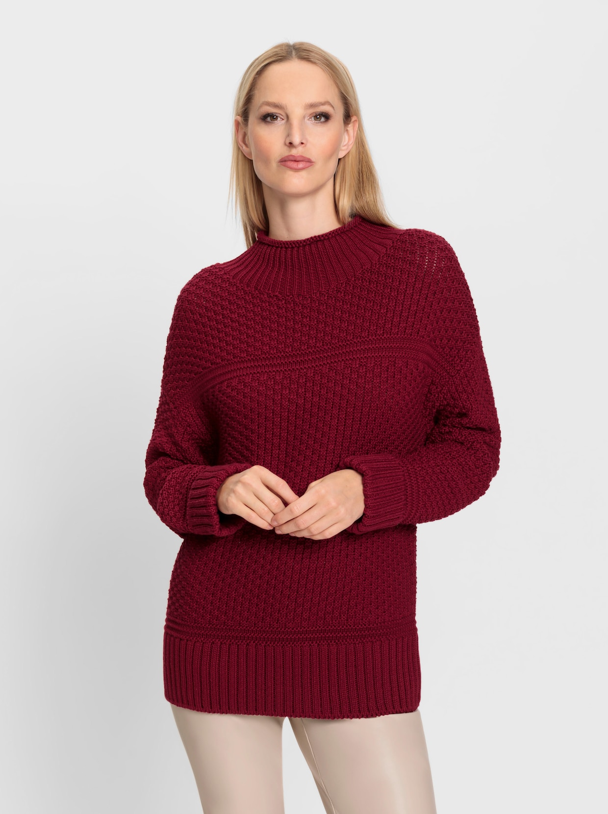 heine Pullover - kirsche