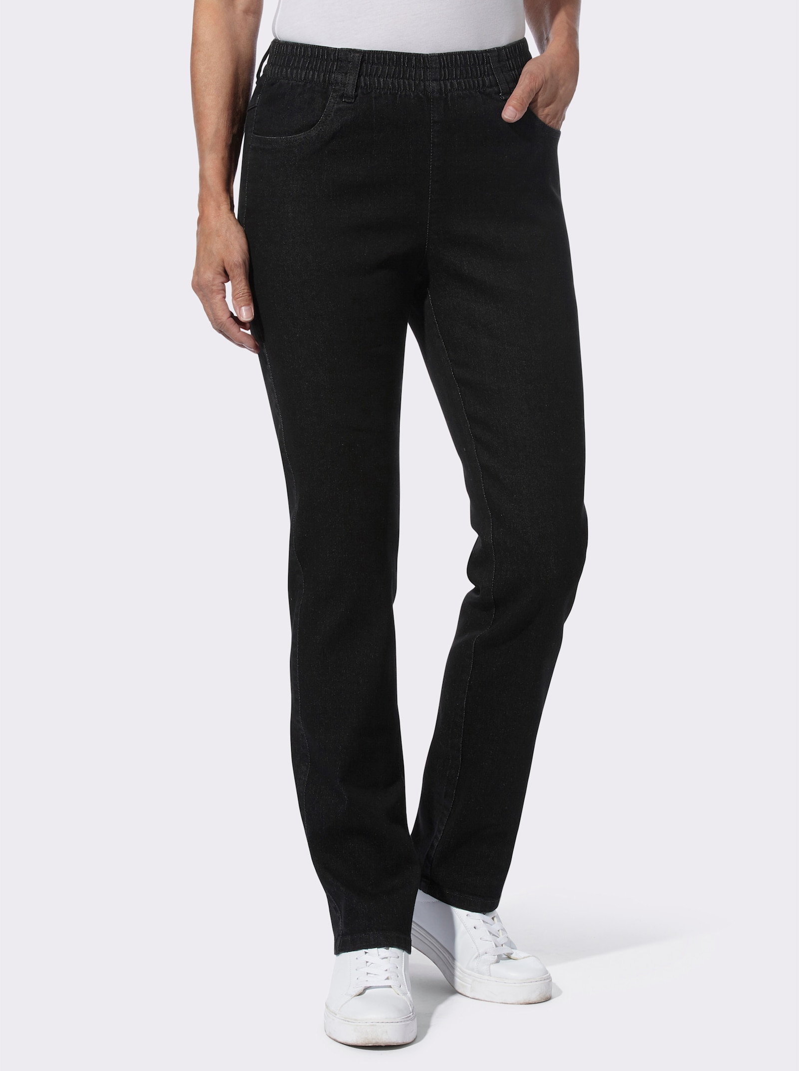 Jeans in Stretch-Qualität - dark blue + black denim