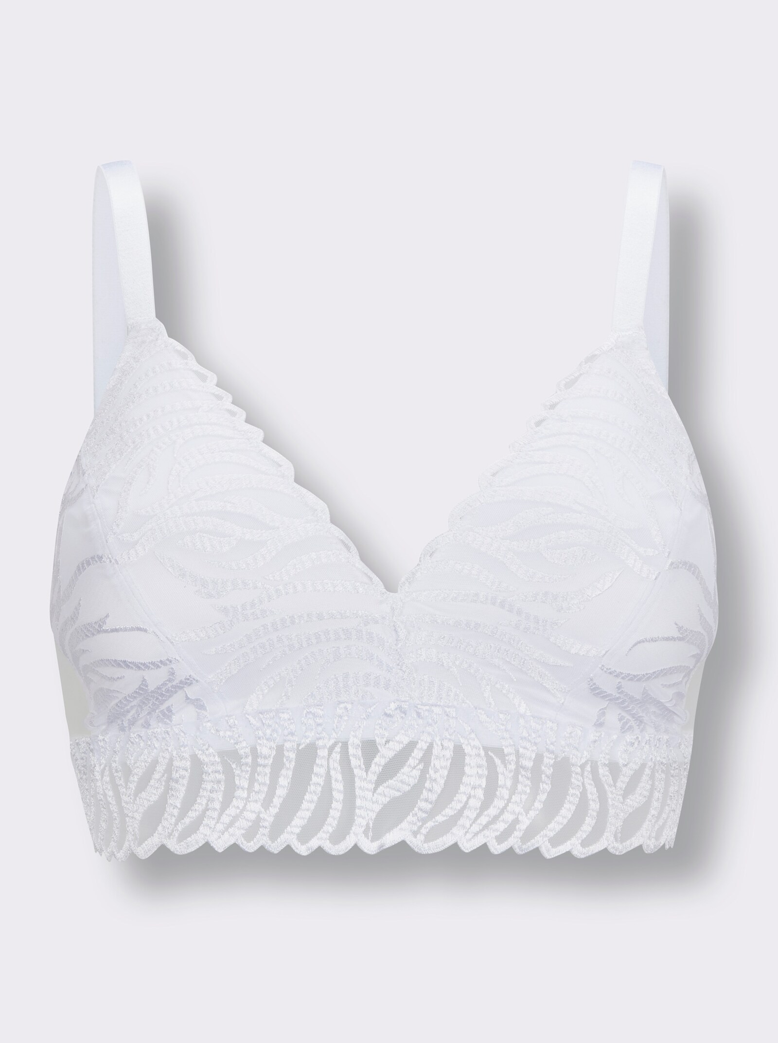 wäschepur Schalen-BH ohne Bügel - weiß