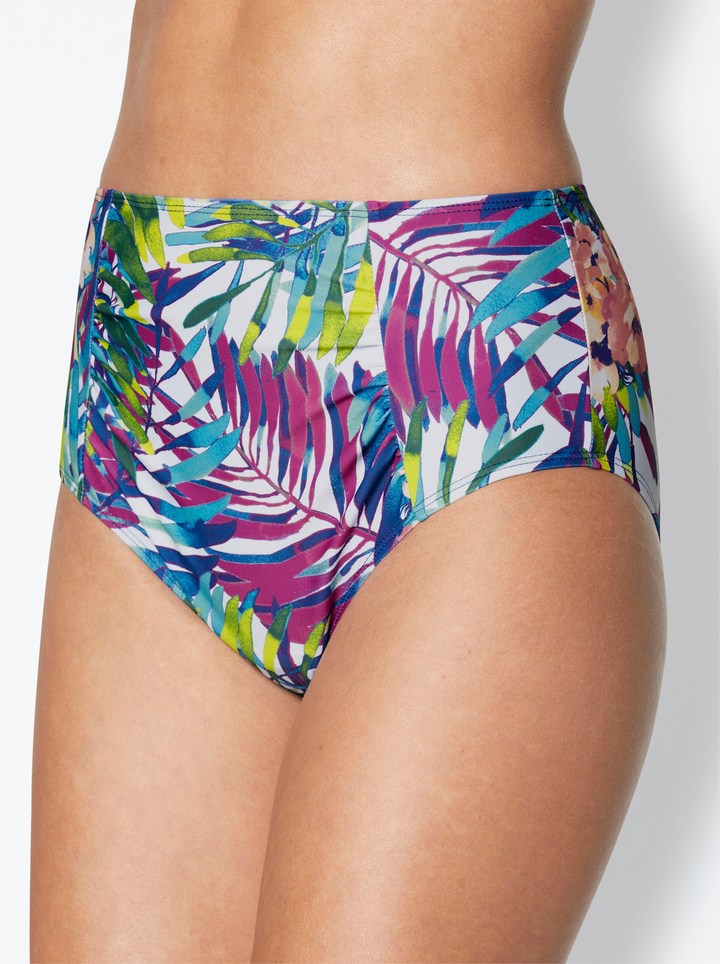 Cameosis/Feel günstig Kaufen-Bikini-Slip in lagune-gemustert von feel good. Bikini-Slip in lagune-gemustert von feel good <![CDATA[Bikini-Slip mit Raffung.]]>. 