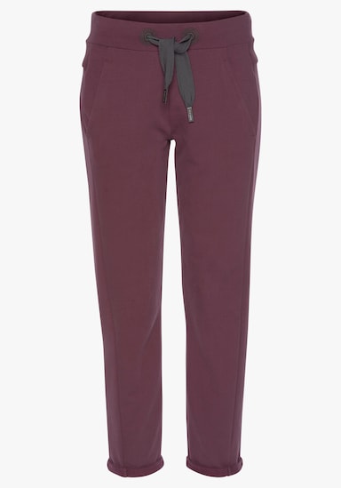 Elbsand Pantalon molletonné - aubergine