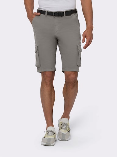Bermudas med skärp - grå