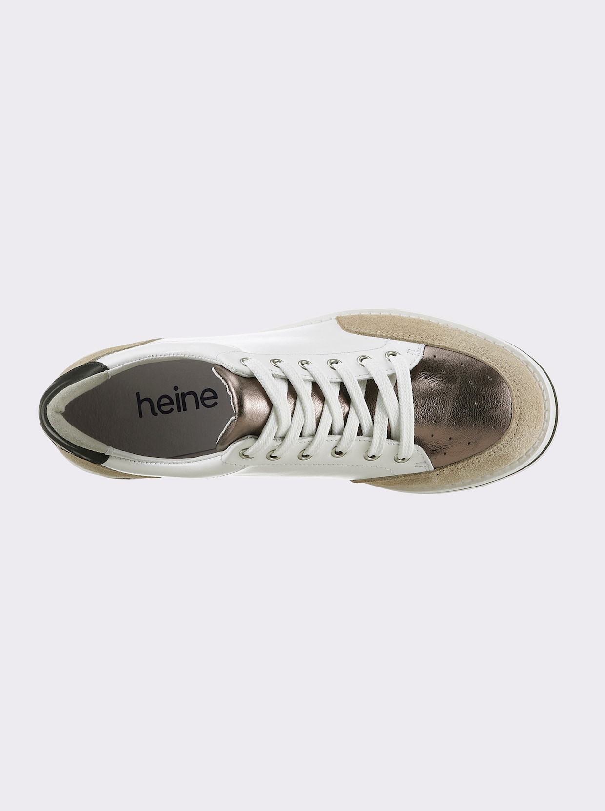 heine Sneaker - wit/zwart