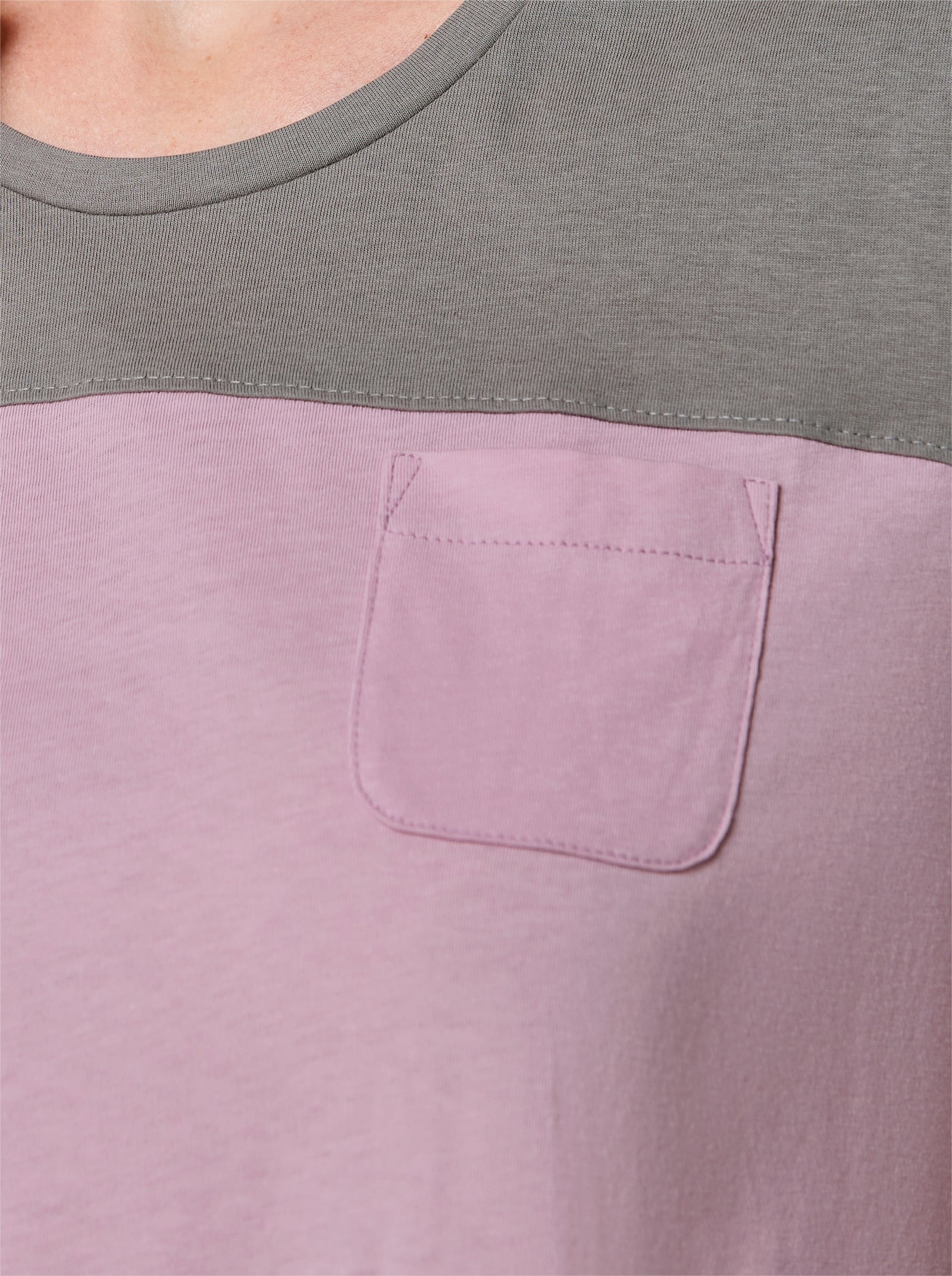 wäschepur Sleepshirts - rosé + steingrau