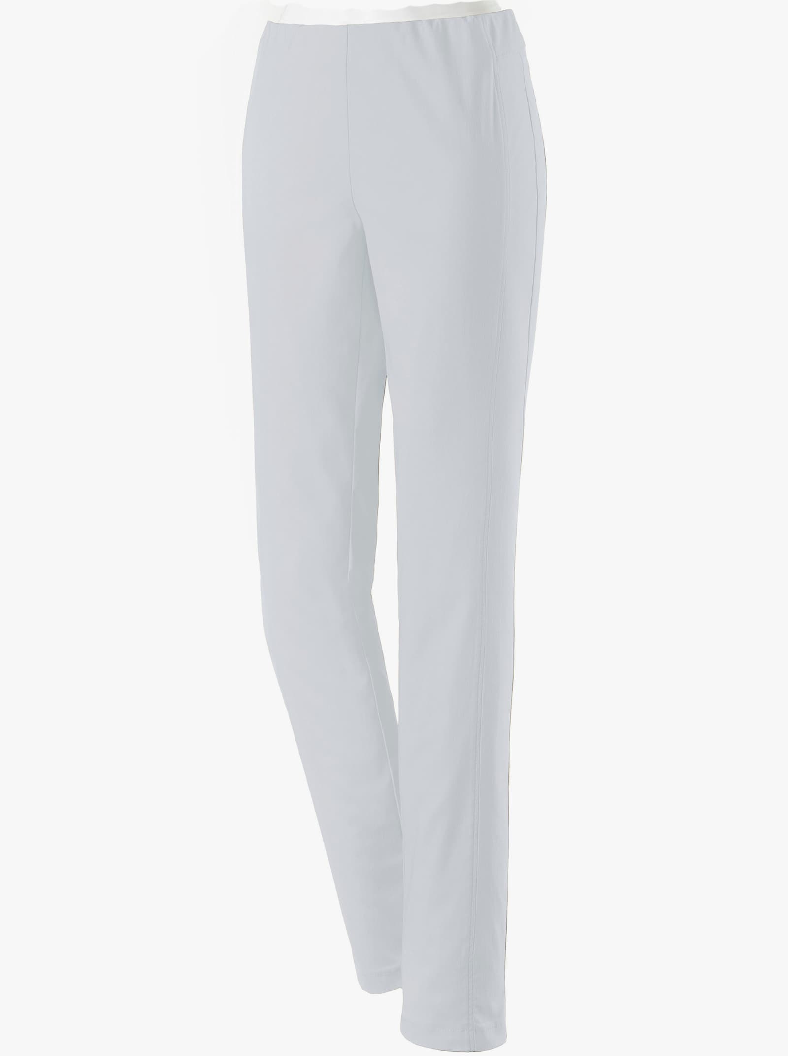 Stehmann Comfort line Pantalon avec ceinture, qualité viscose - bleu clair
