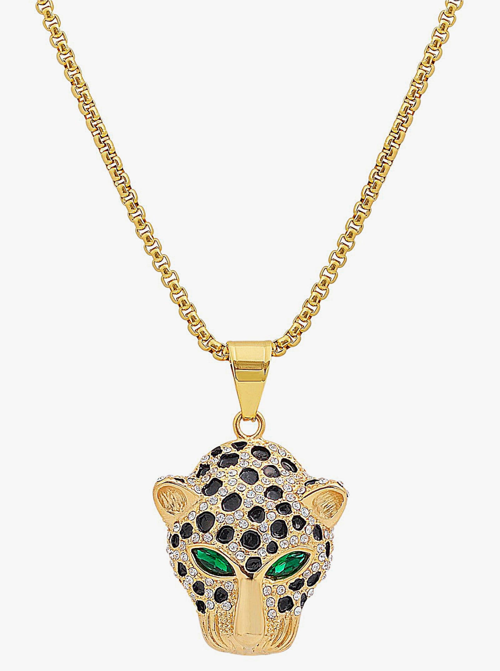 Anhänger mit Kette - goldfarben