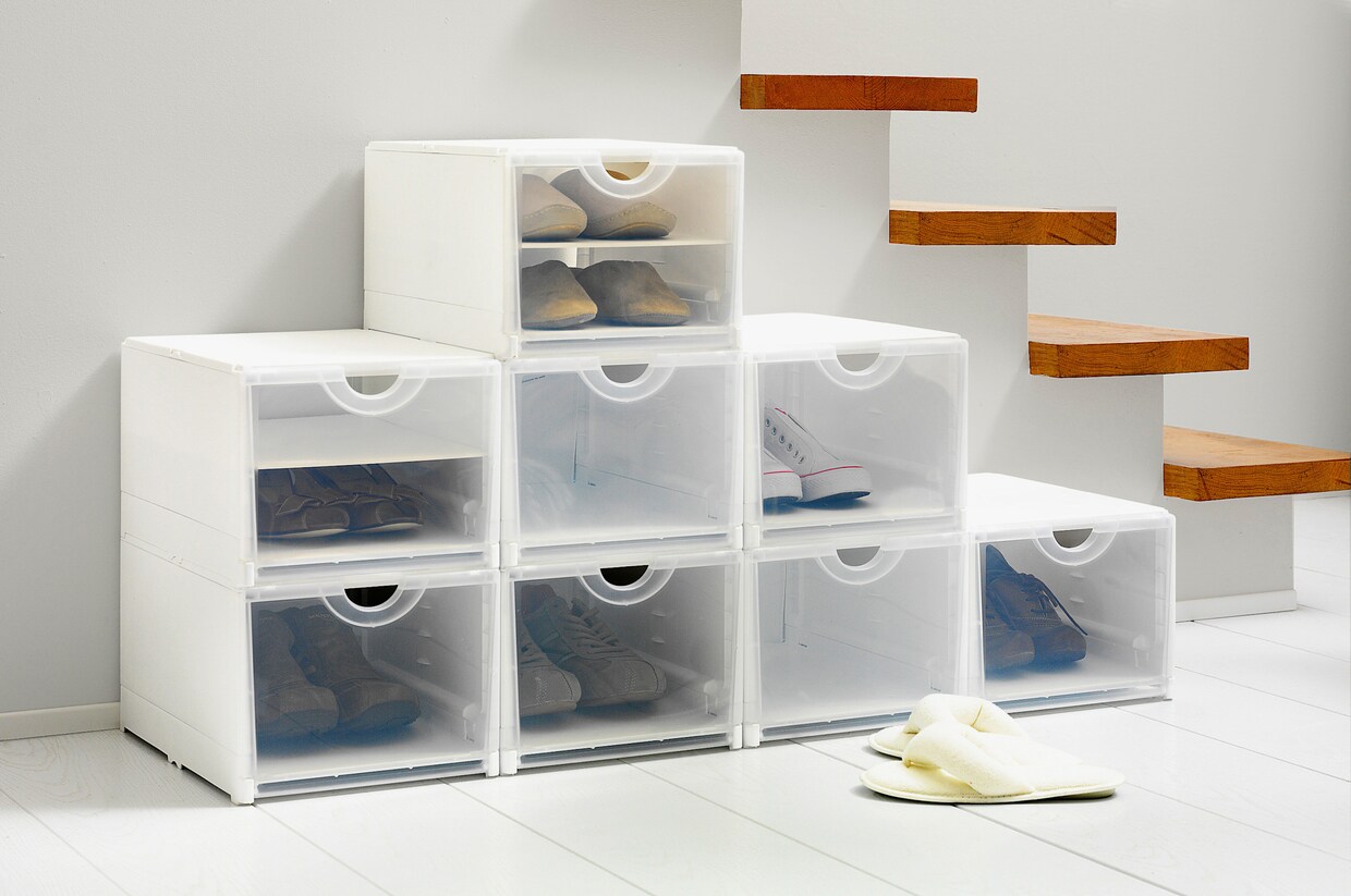 heine home Schuhbox - weiss