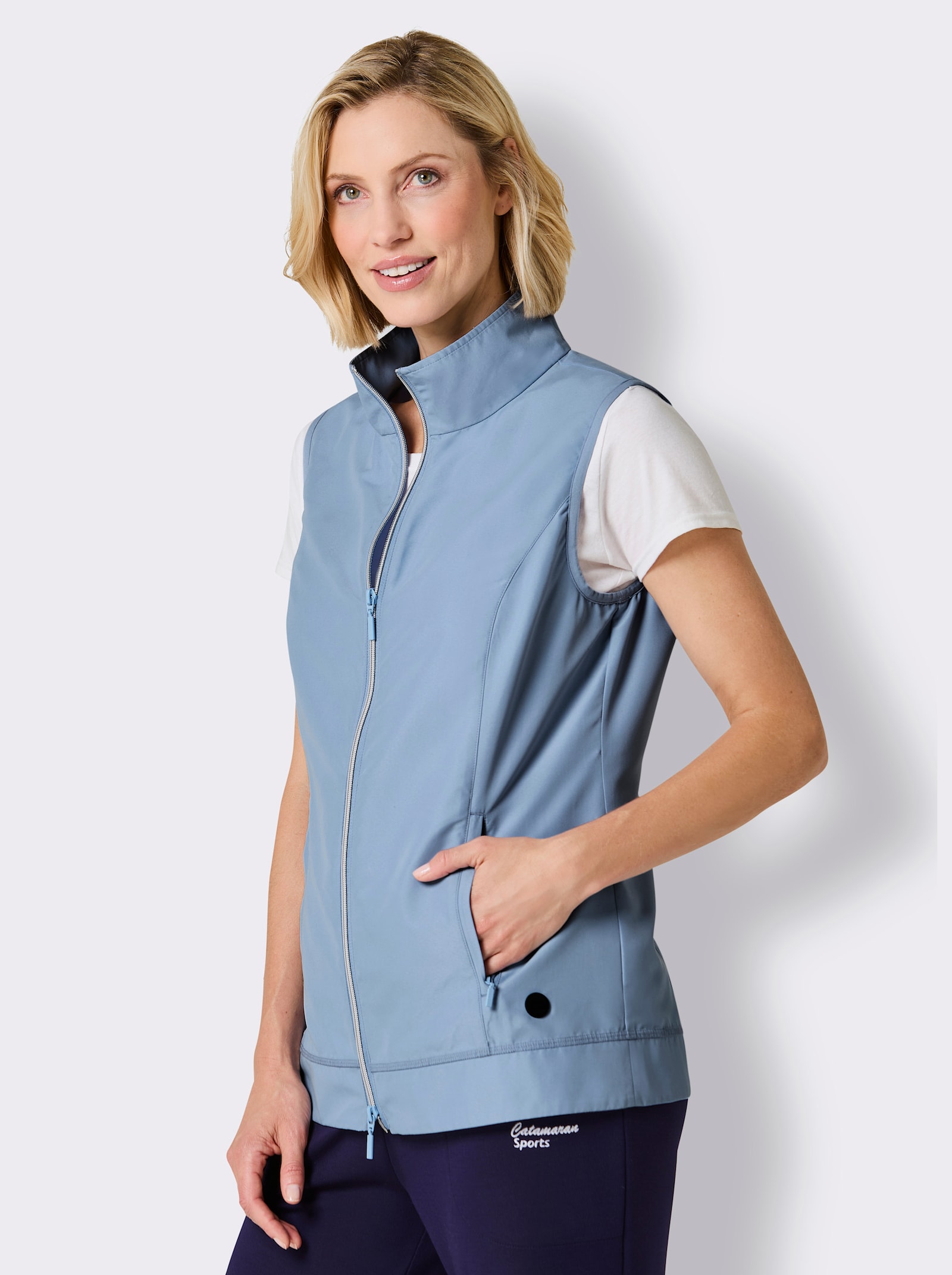 Catamaran Sports Funktionsweste mit 2-Wege-Reißverschluss - bleu
