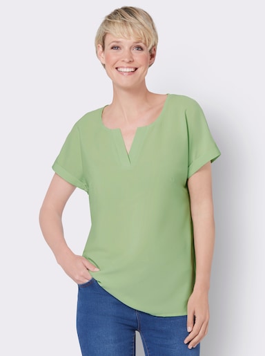 Comfortabele blouse - resedagroen