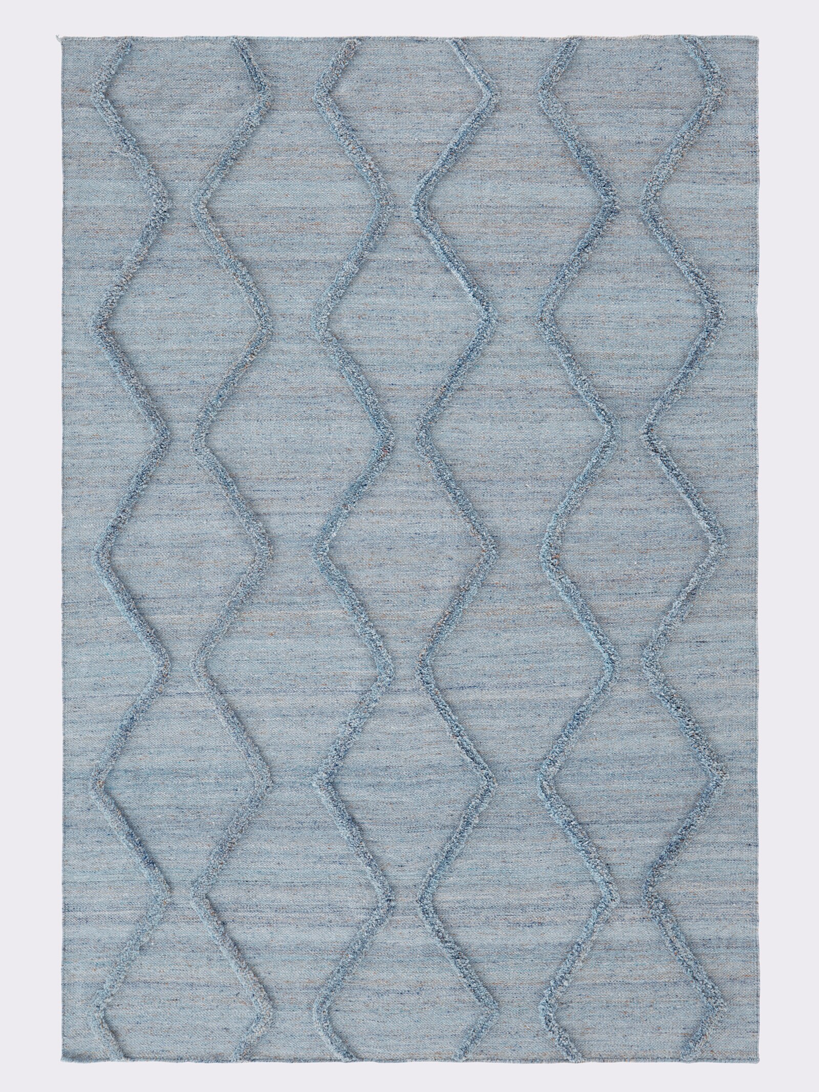 heine home Teppich - blau-meliert