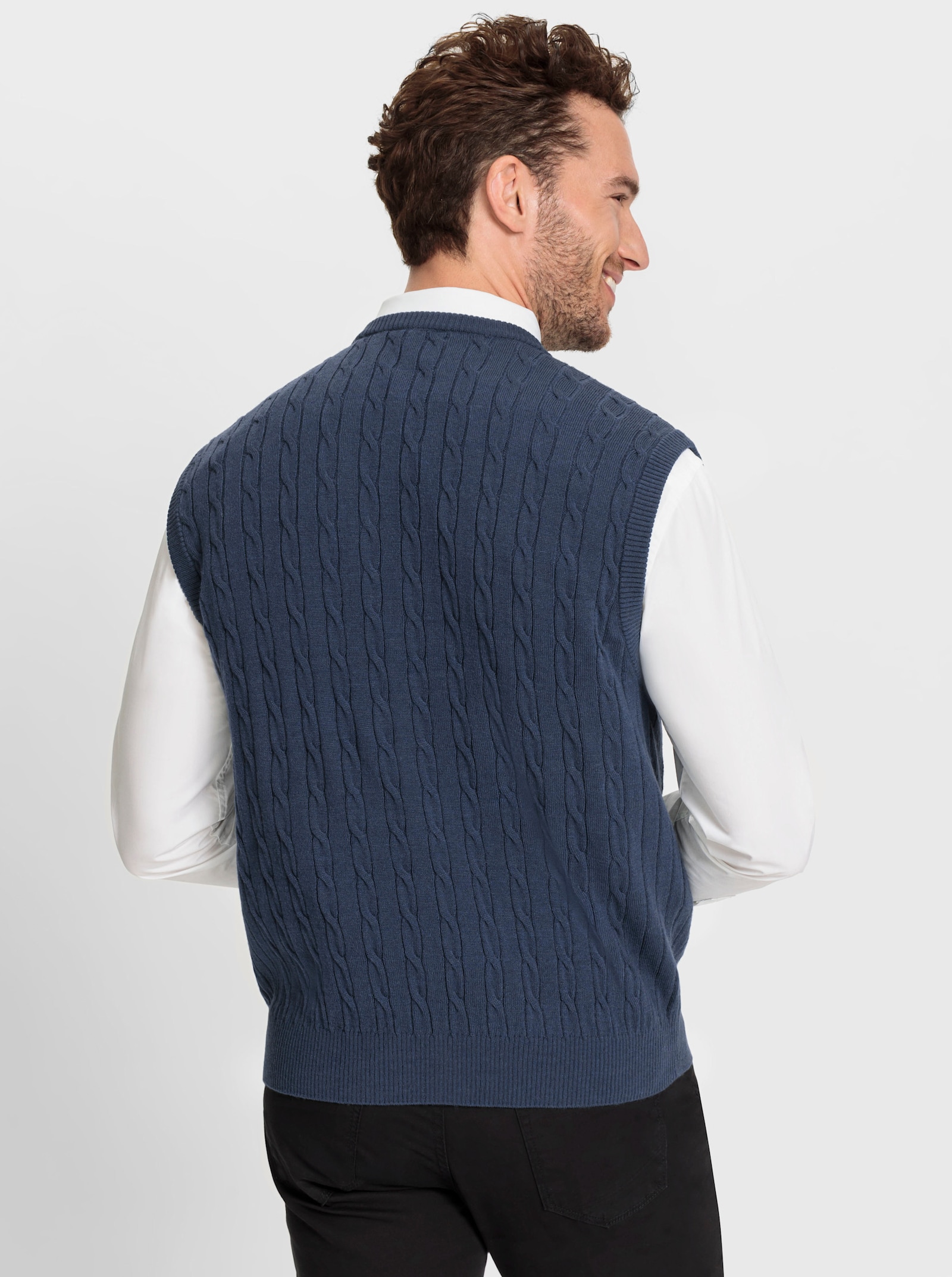 Marco Donati Slip-over - donkerblauw