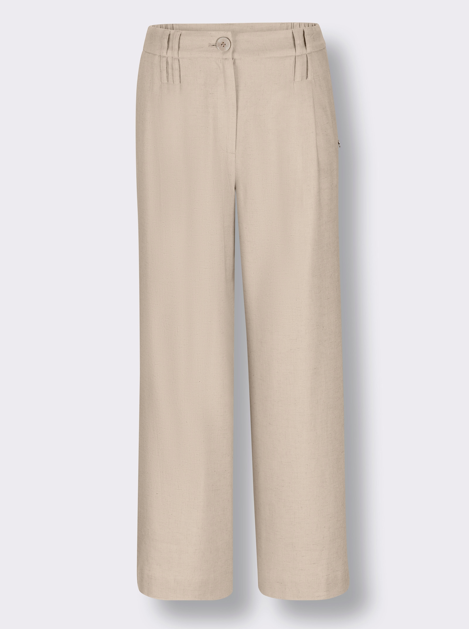 CREATION L PREMIUM Culotte mit Bundfalten - sand-meliert