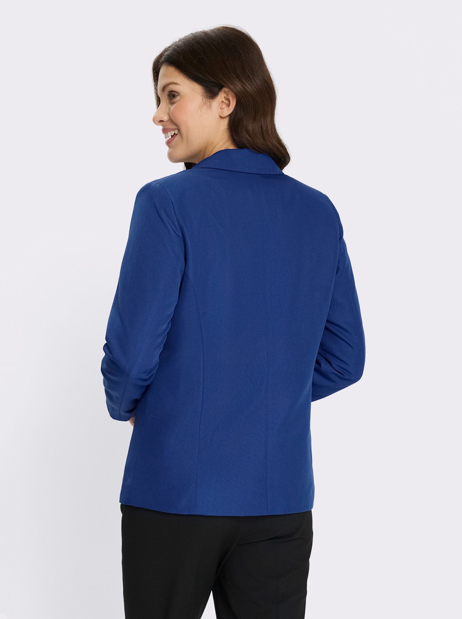 Blazer mit Schmuckknöpfen - royalblau