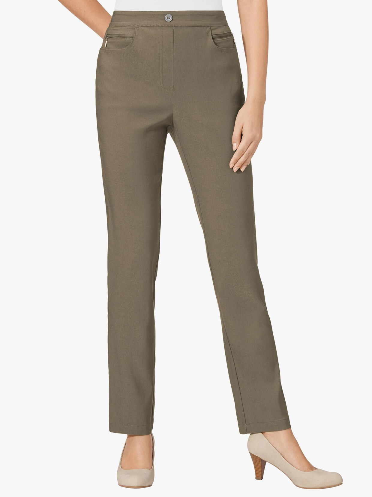 Stretch-Hose - khaki