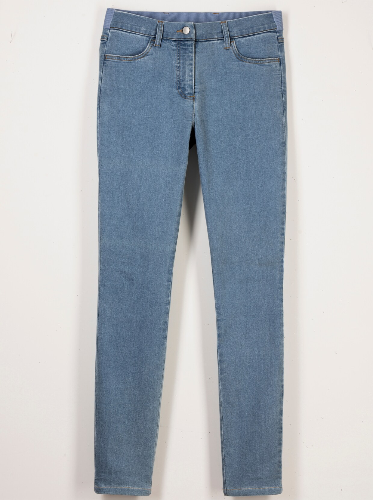 jeans - blue-bleached