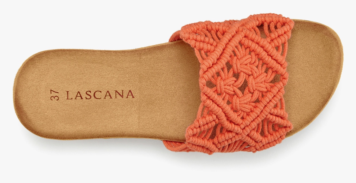 LASCANA Slippers - oranje