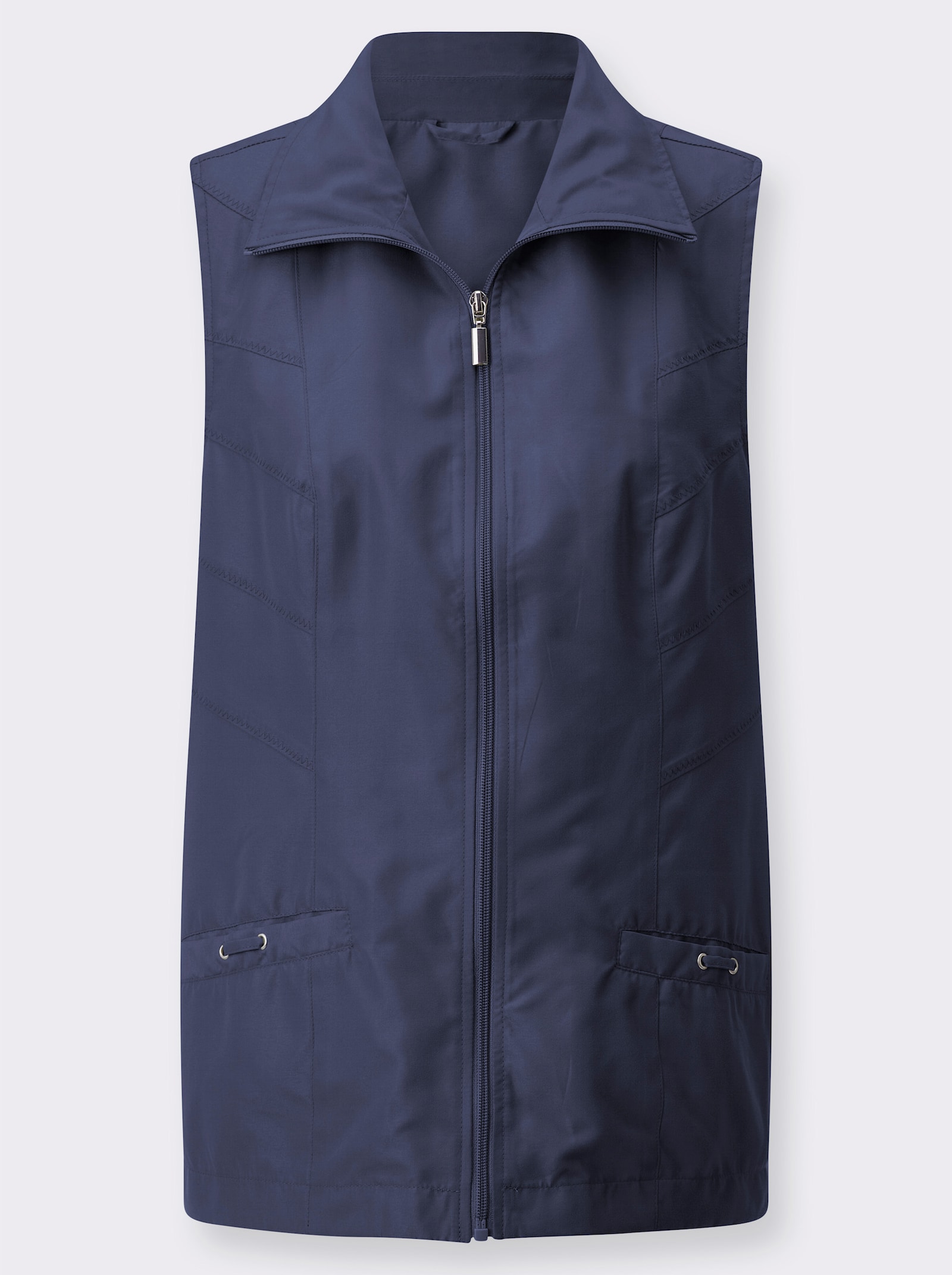 Weste in Microfaser-Qualität - marine