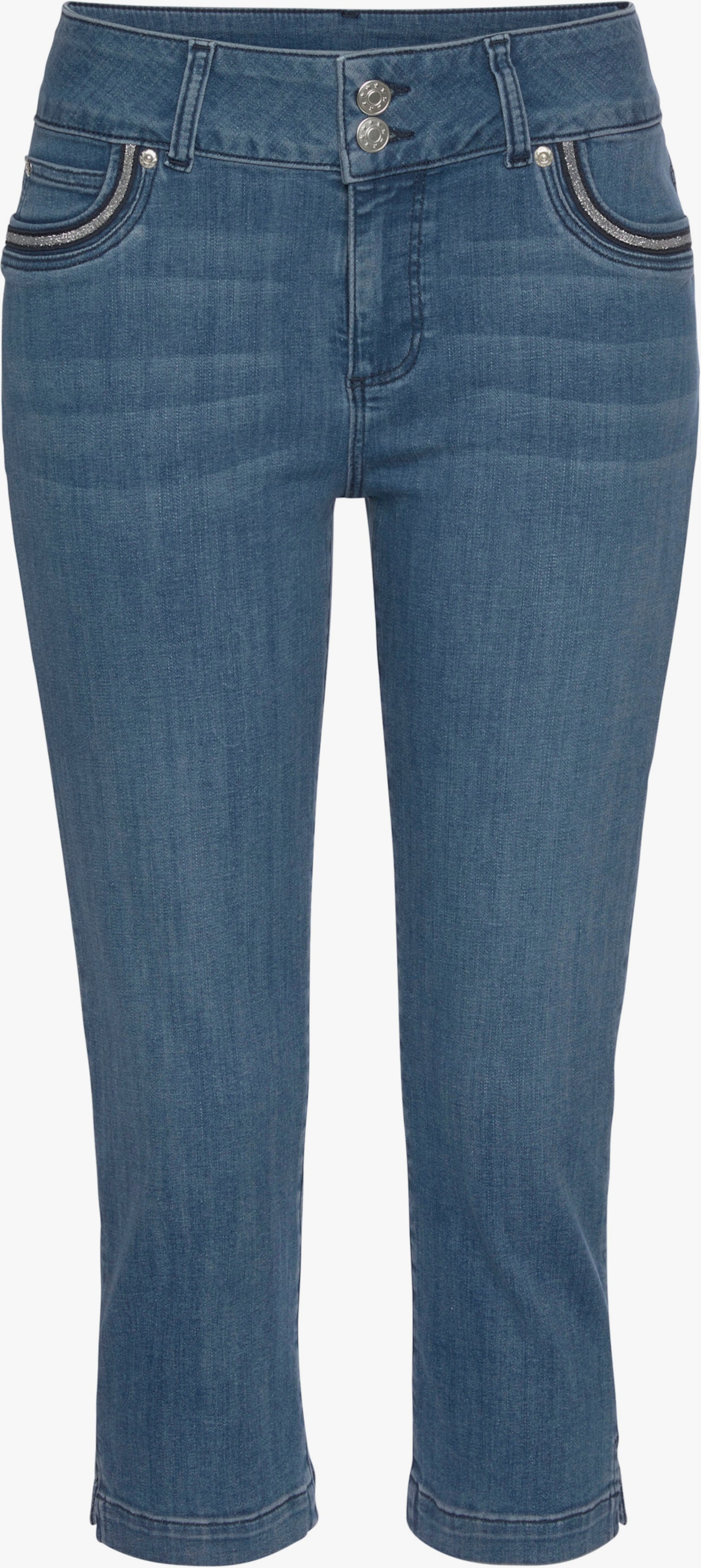 LASCANA Capri-jeans - blue washed