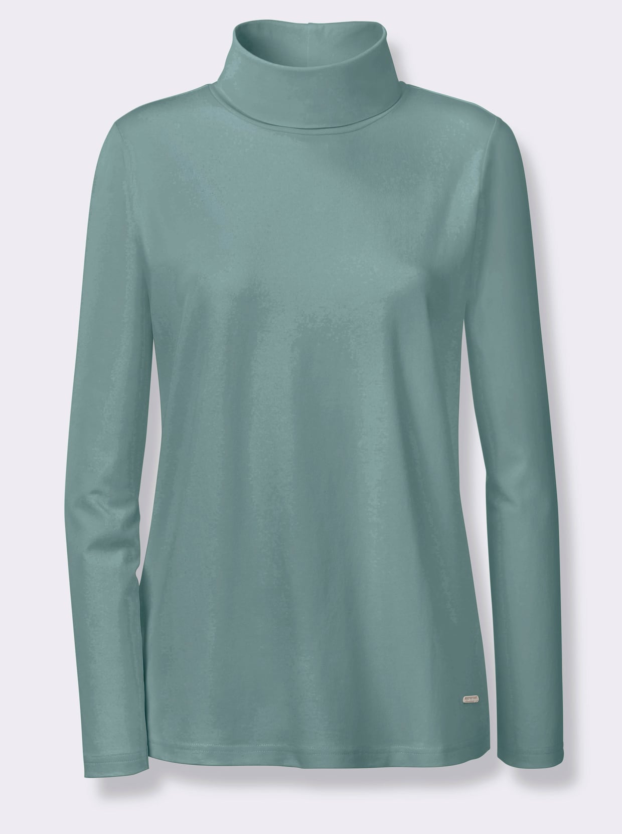 Rollkragenshirt - jade