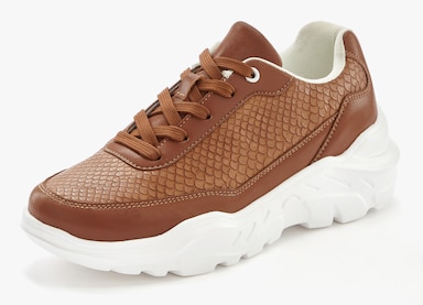 LASCANA Sneaker - camelfarben