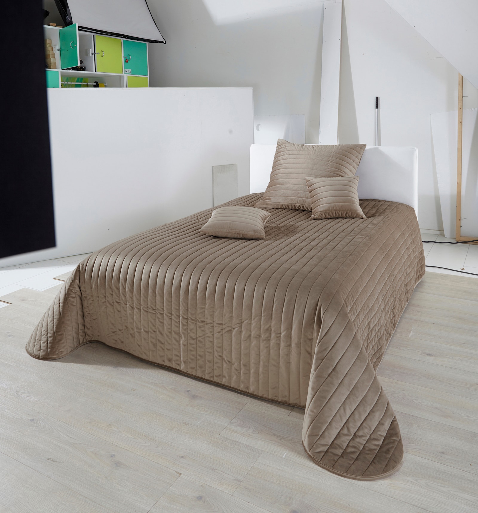 heine home Tagesdecke - taupe