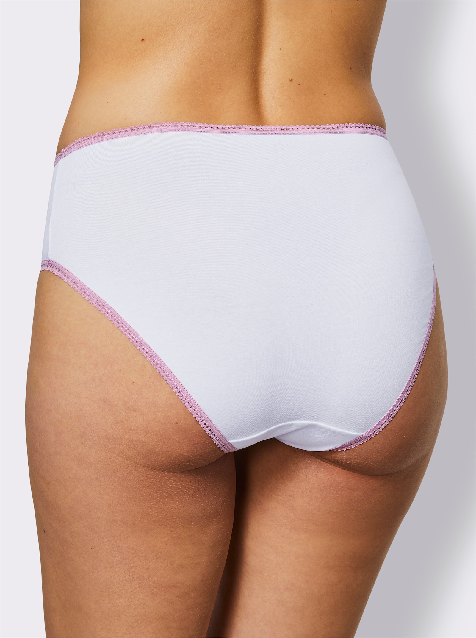 Jazzpants - wit/oudroze