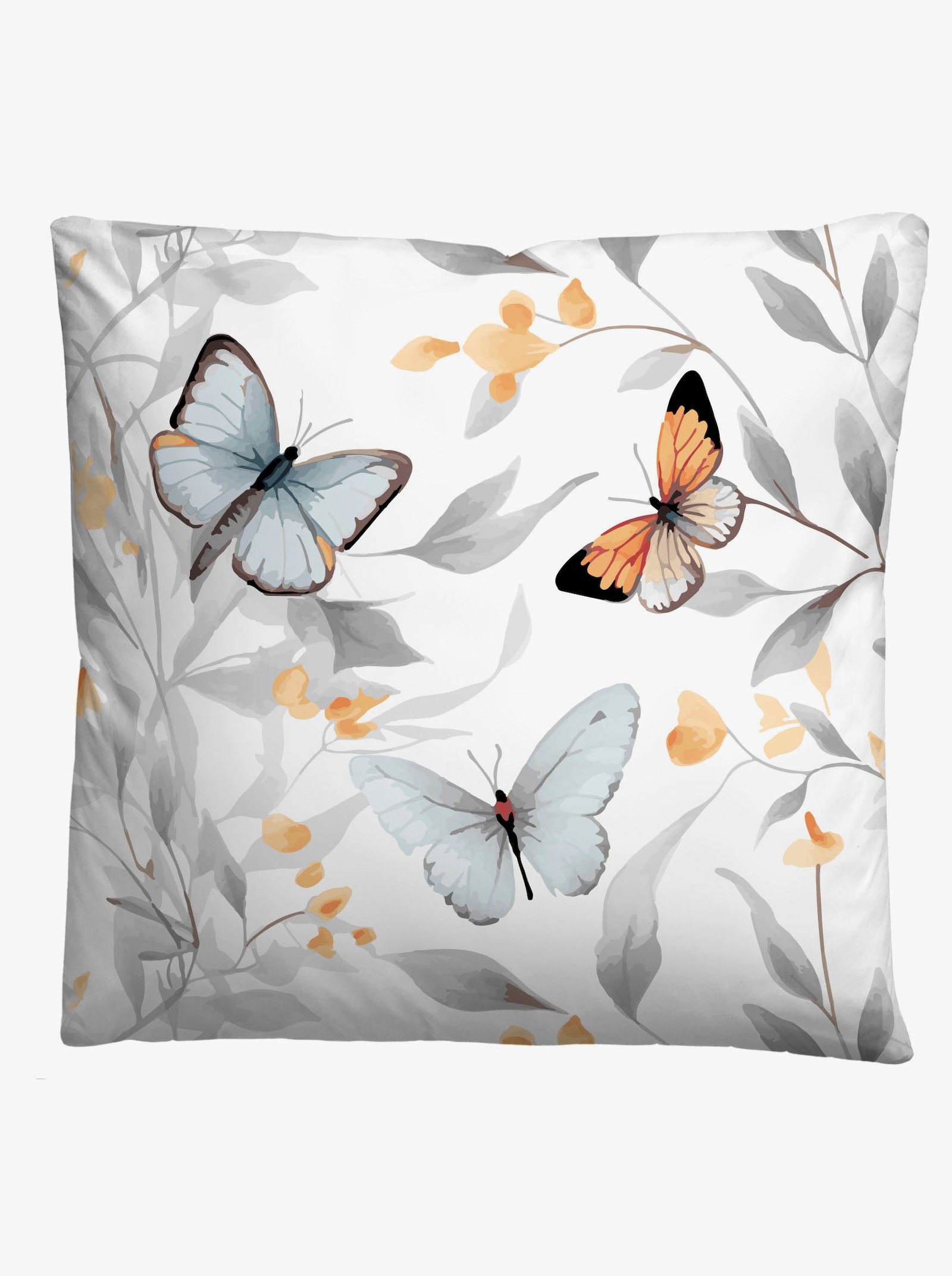 Biberna Bettwäsche - weiß-bedruckt