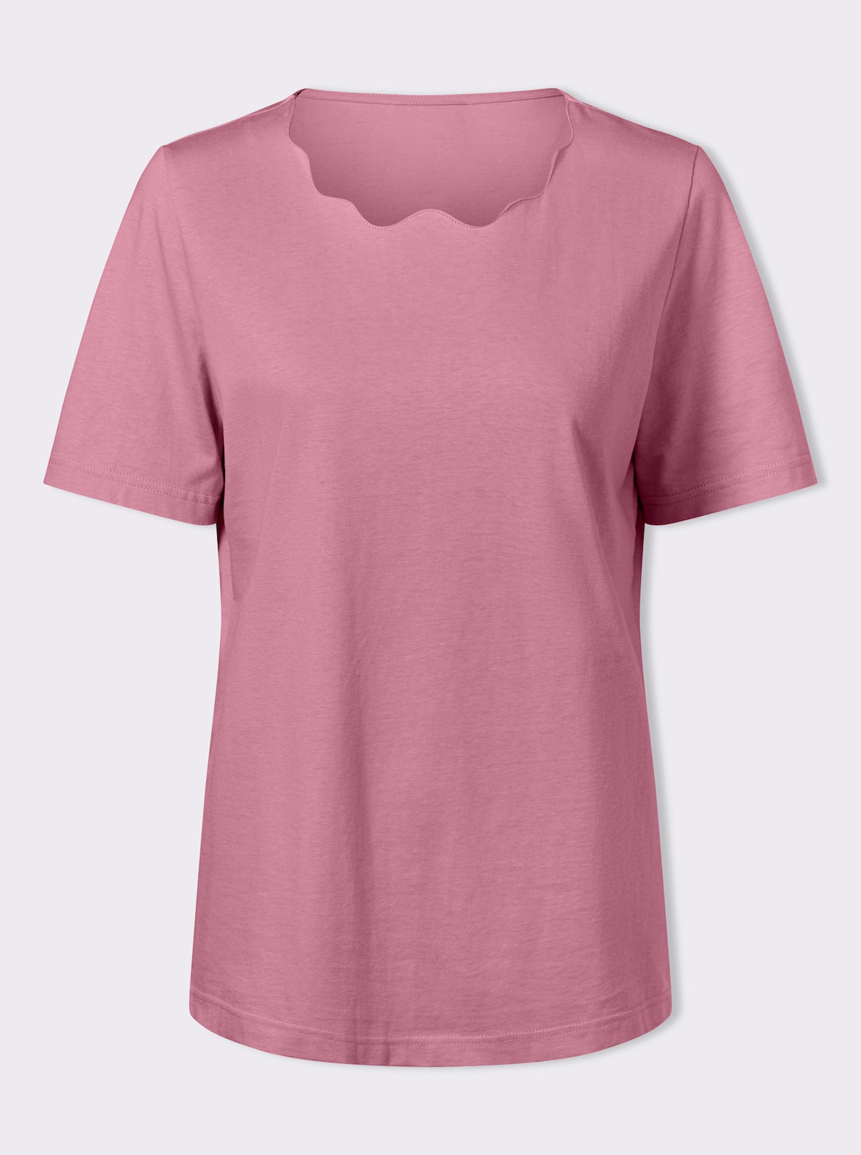 Kurzarmshirt - altrosa