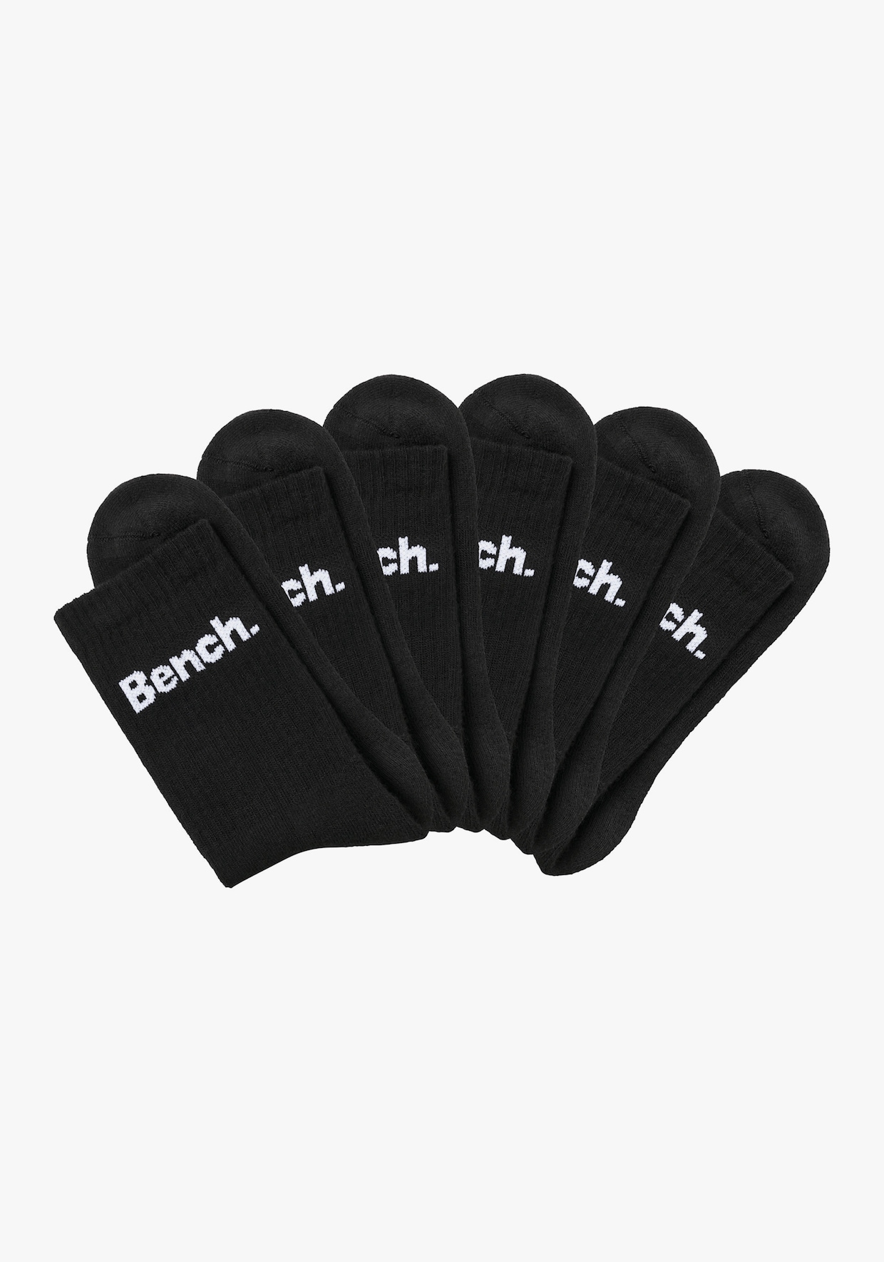 Bench. Chaussettes de tennis - 6x noir