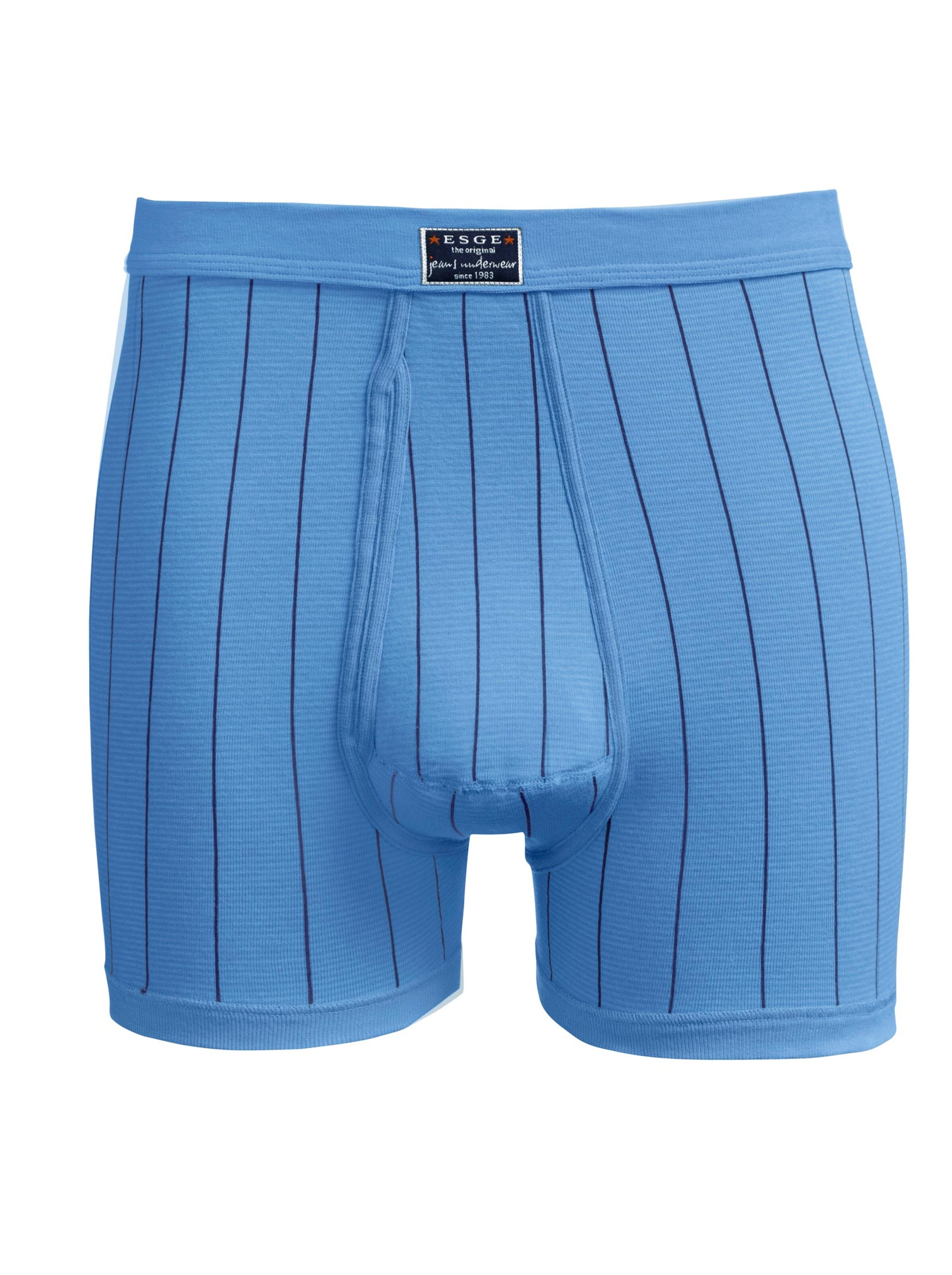 ESGE Schlüpfer - hellblau-gestreift