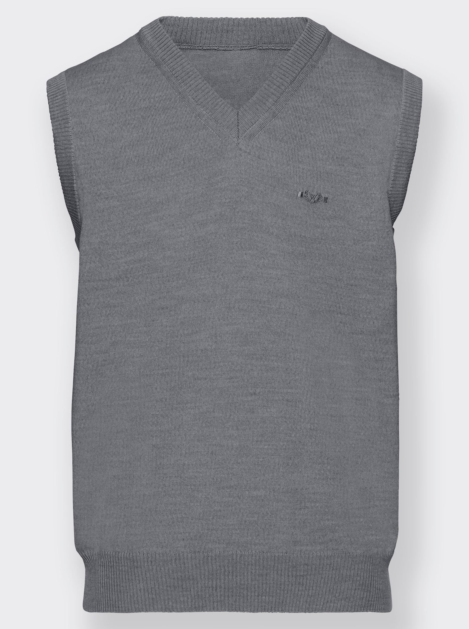 Marco Donati Pullunder - grau-meliert